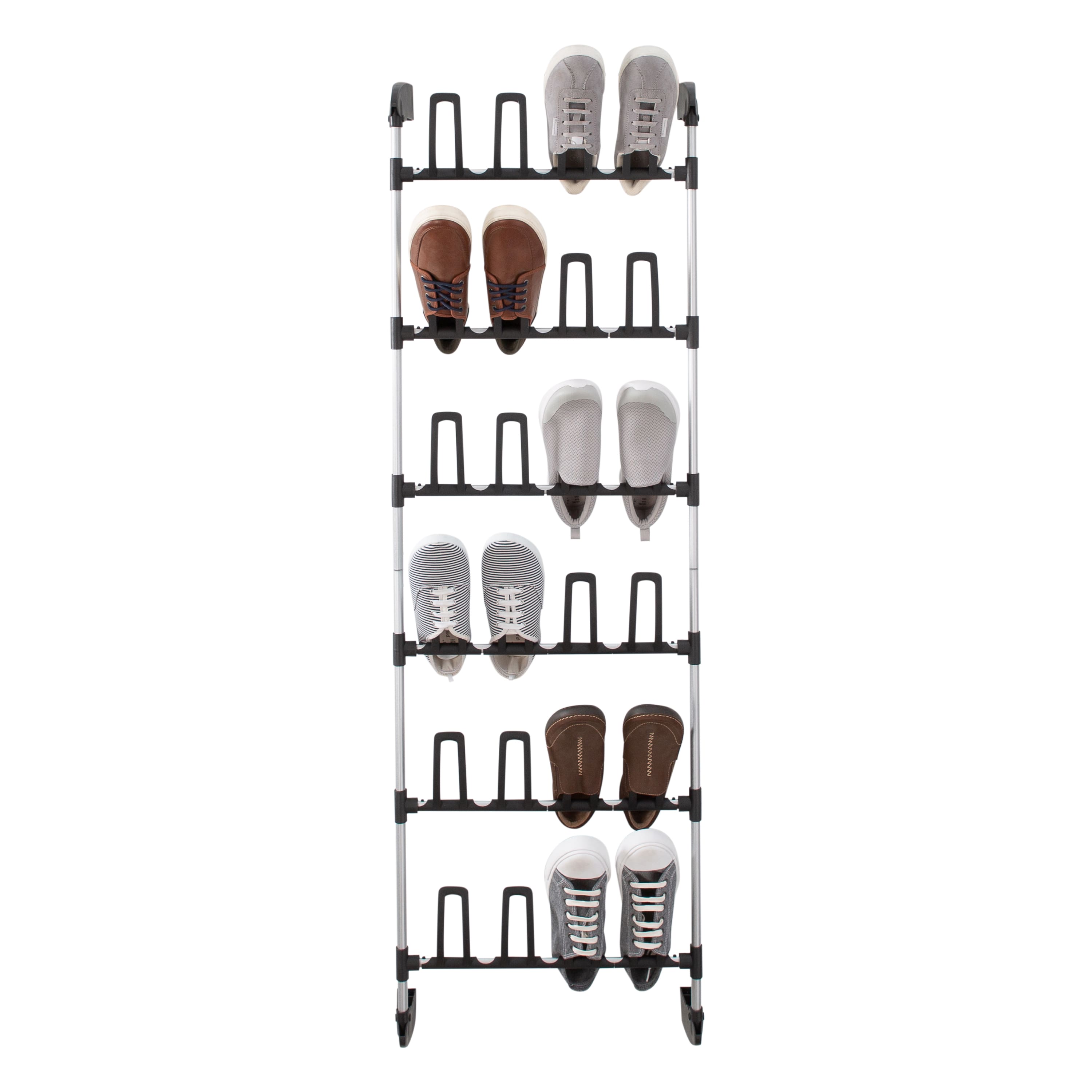 Organize It All 12 Pair Over the Door Shoe Rack