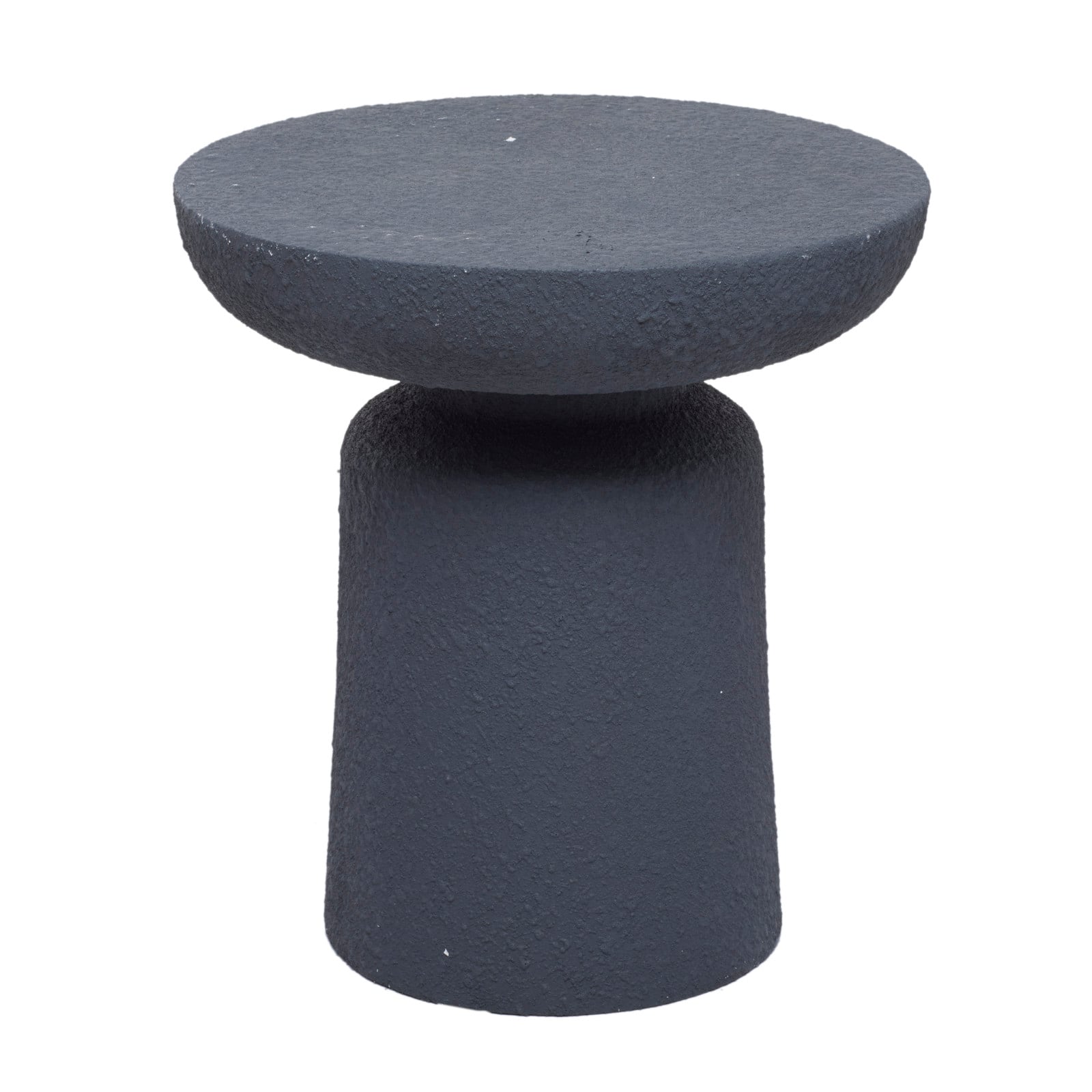 Blue Contemporary Garden Stool, 17" x 17" x 18"