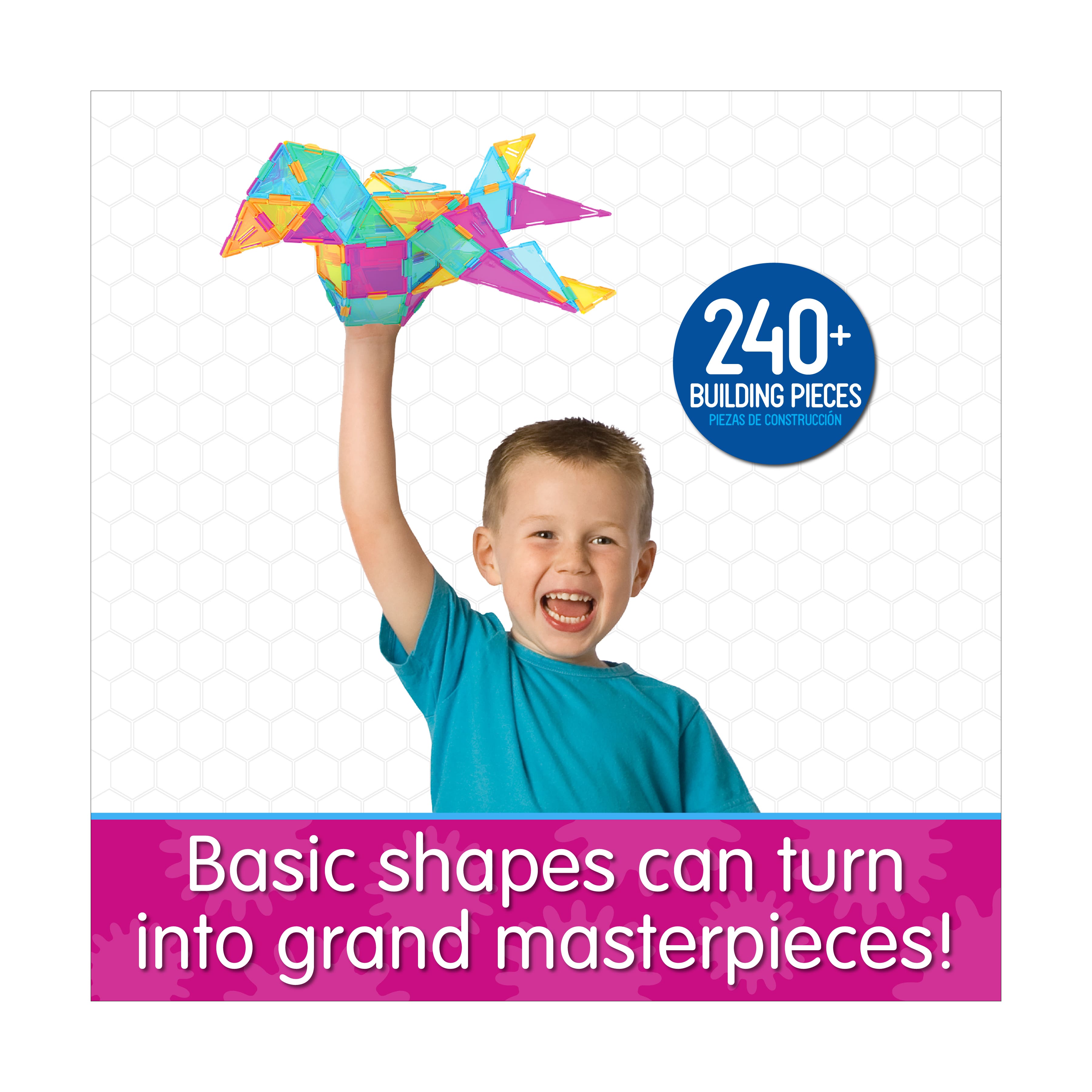 Techno Tiles - Geometric Snap & Build Tiles: Pastel Colors: 240+ Pcs