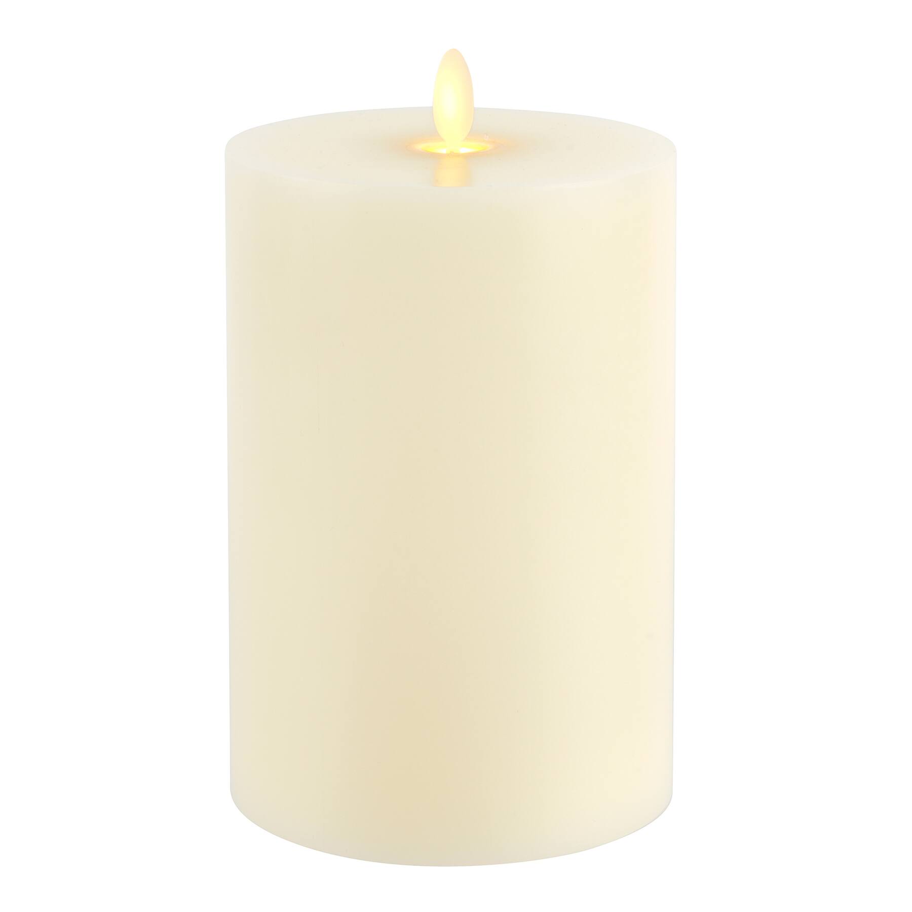 4" x 6" Oscillating Flame LED Pillar Candle by Ashland