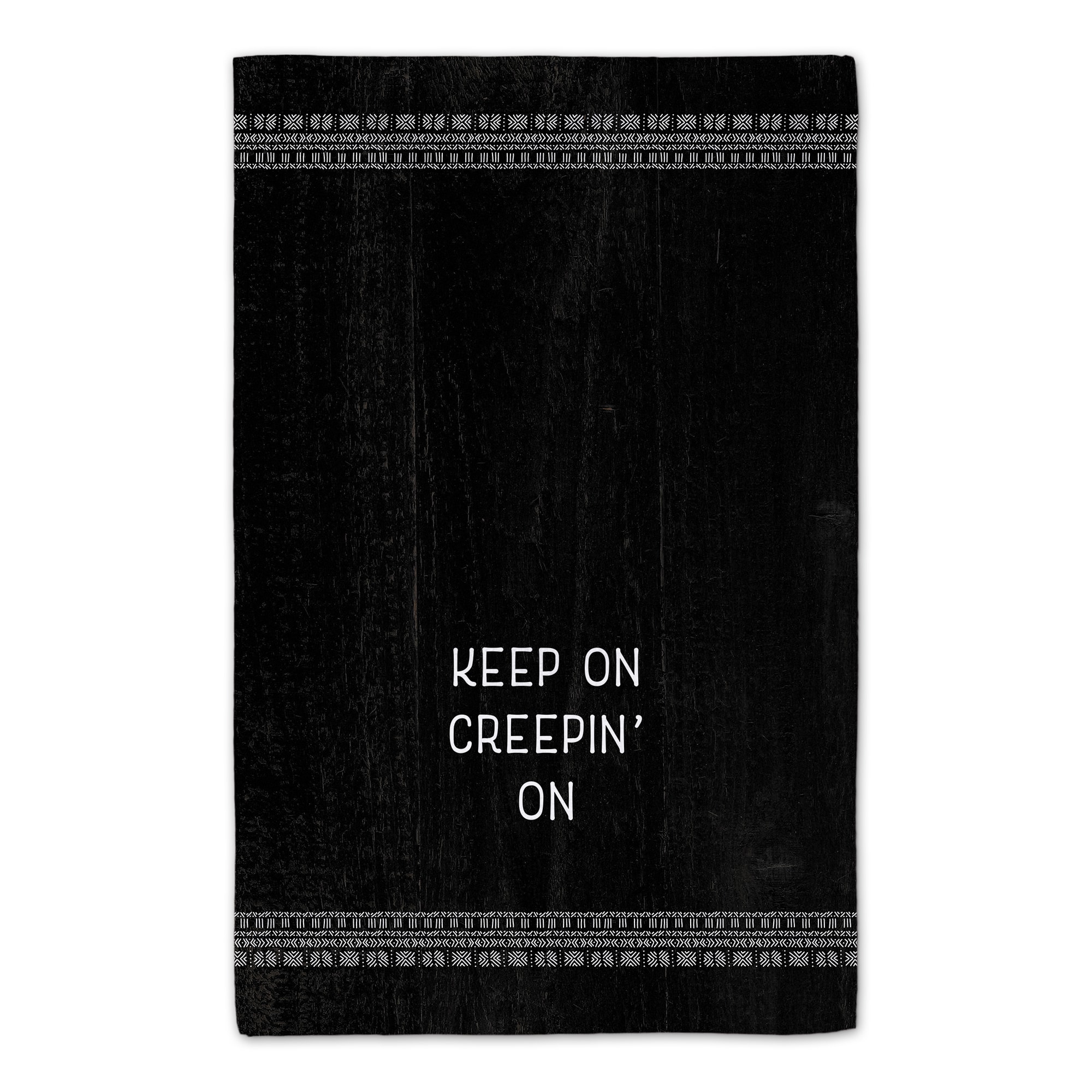 Creep White Mudcloth Tea Towel Set