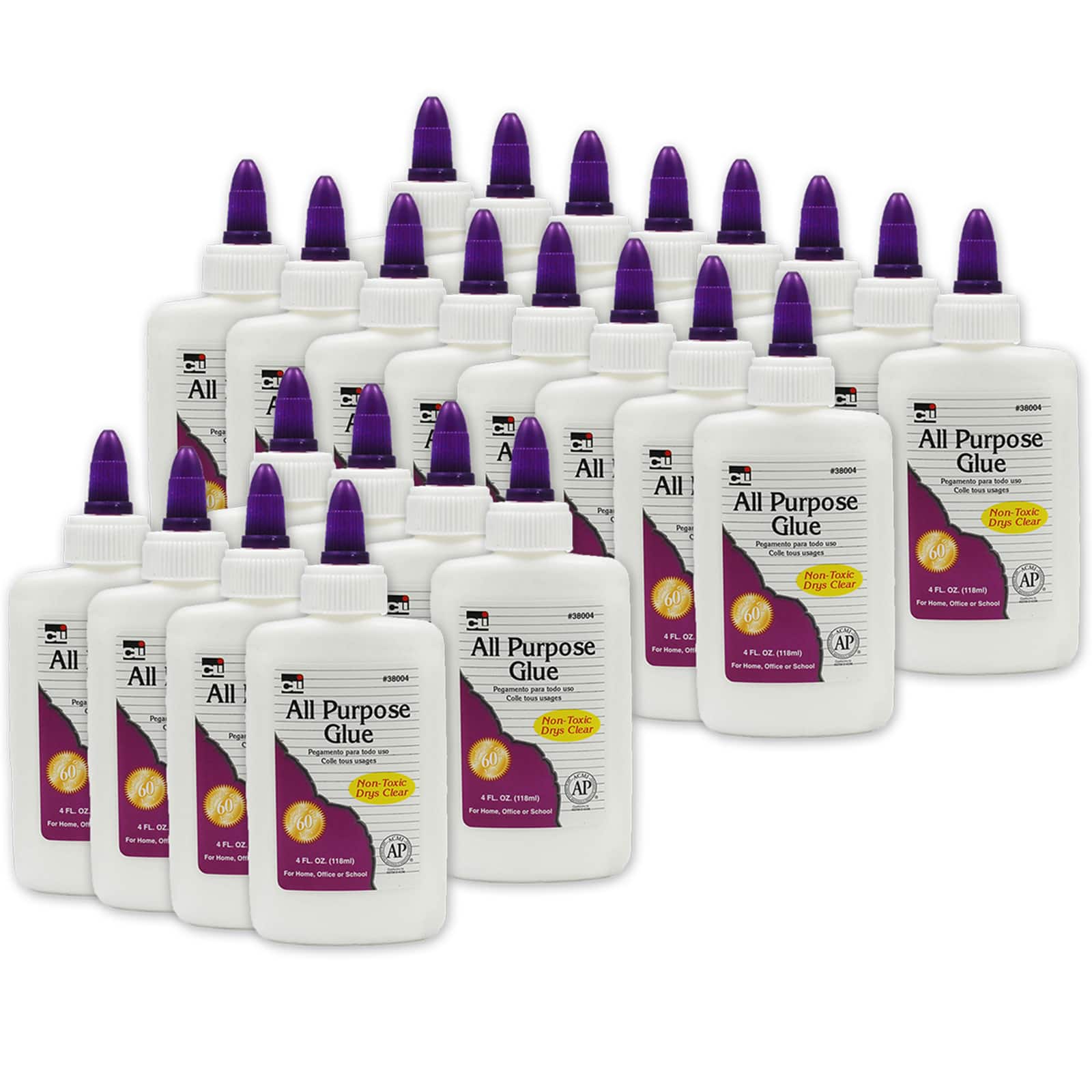 4oz. All Purpose Glue, 24ct.