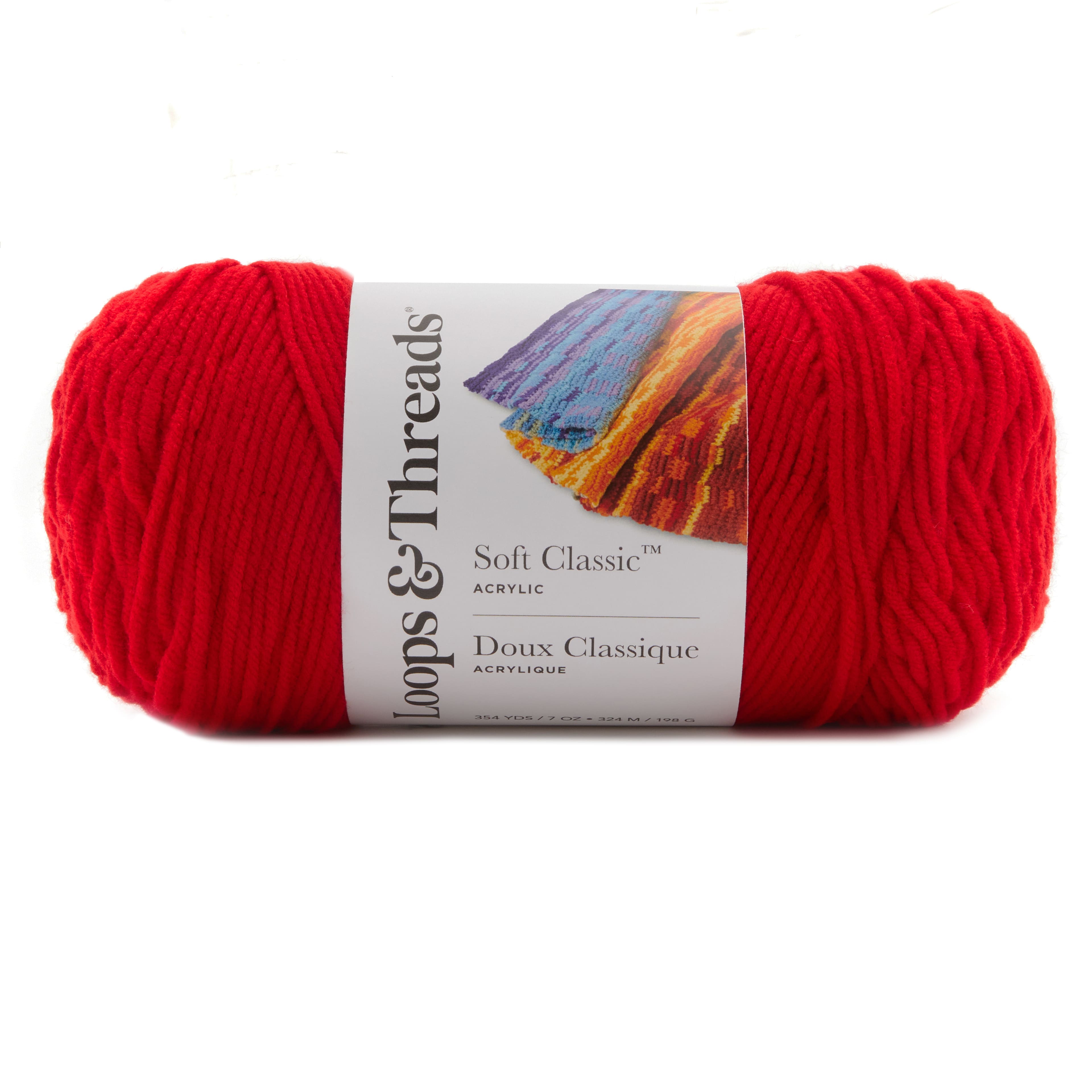 12 Pack: Soft Classic™ Solid Yarn by Loops & Threads®