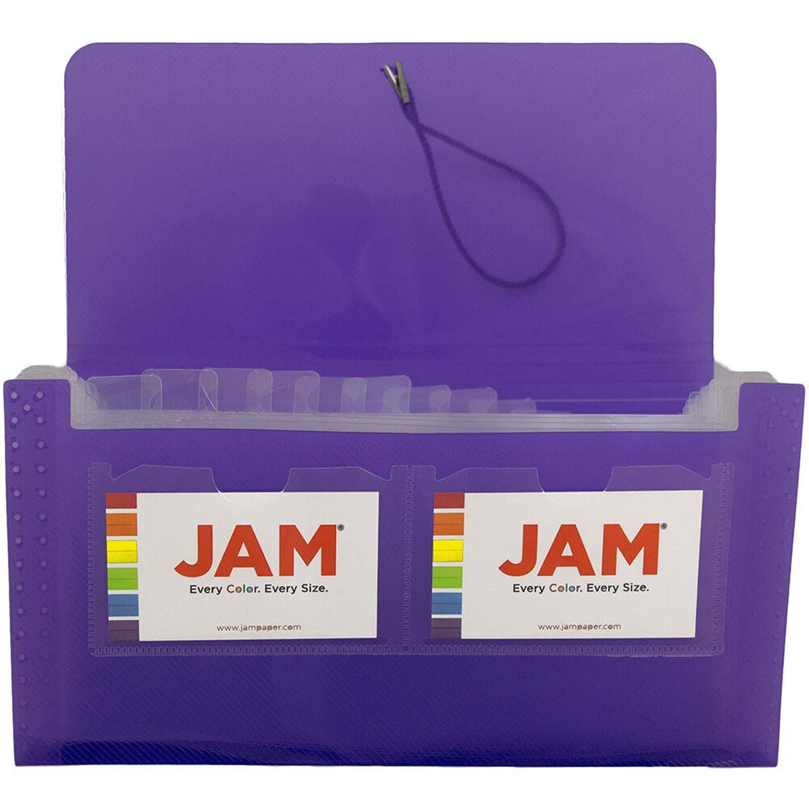 JAM Paper 5" x 10.5" 13-Pocket Expanding File