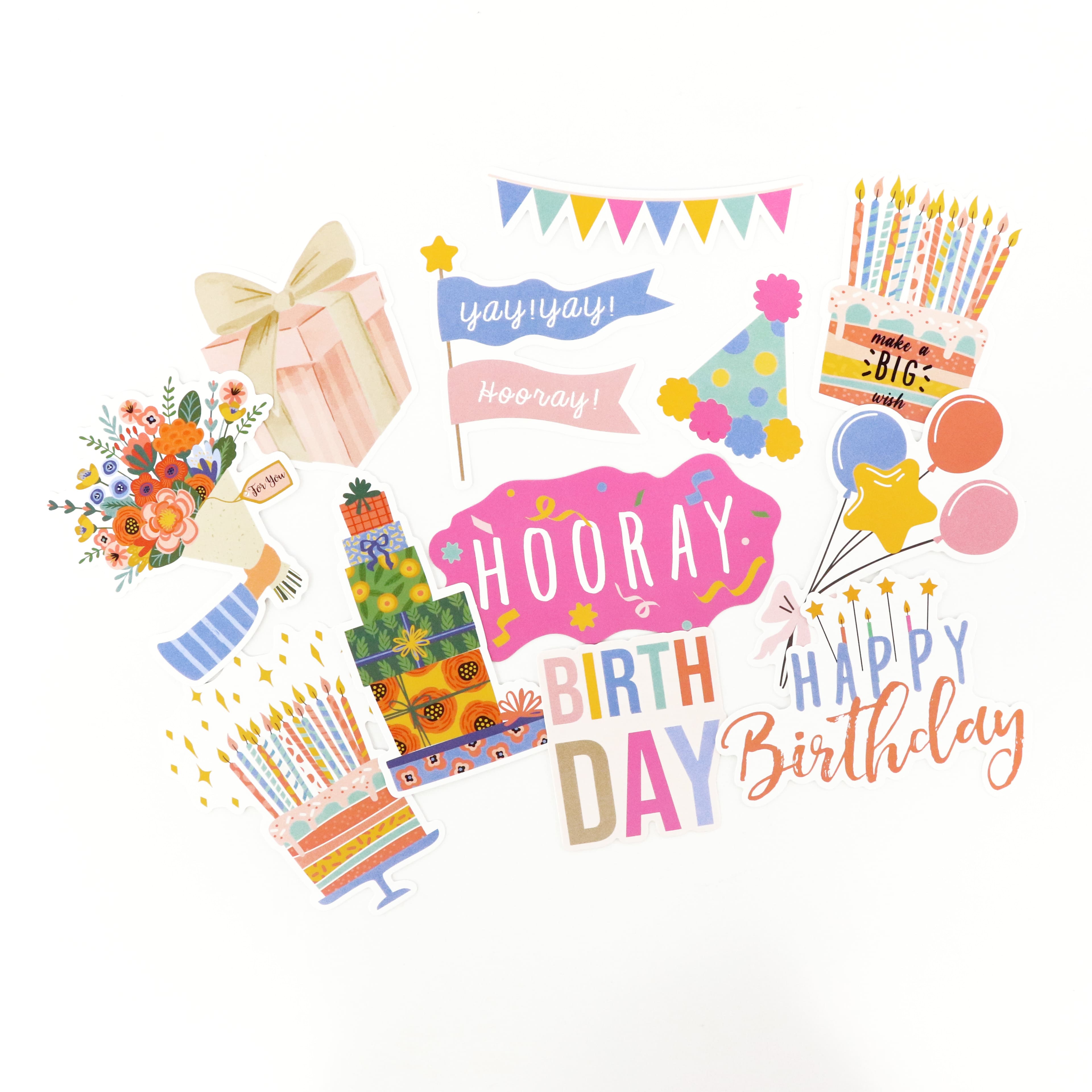 Birthday Die Cut Stickers by Recollections™