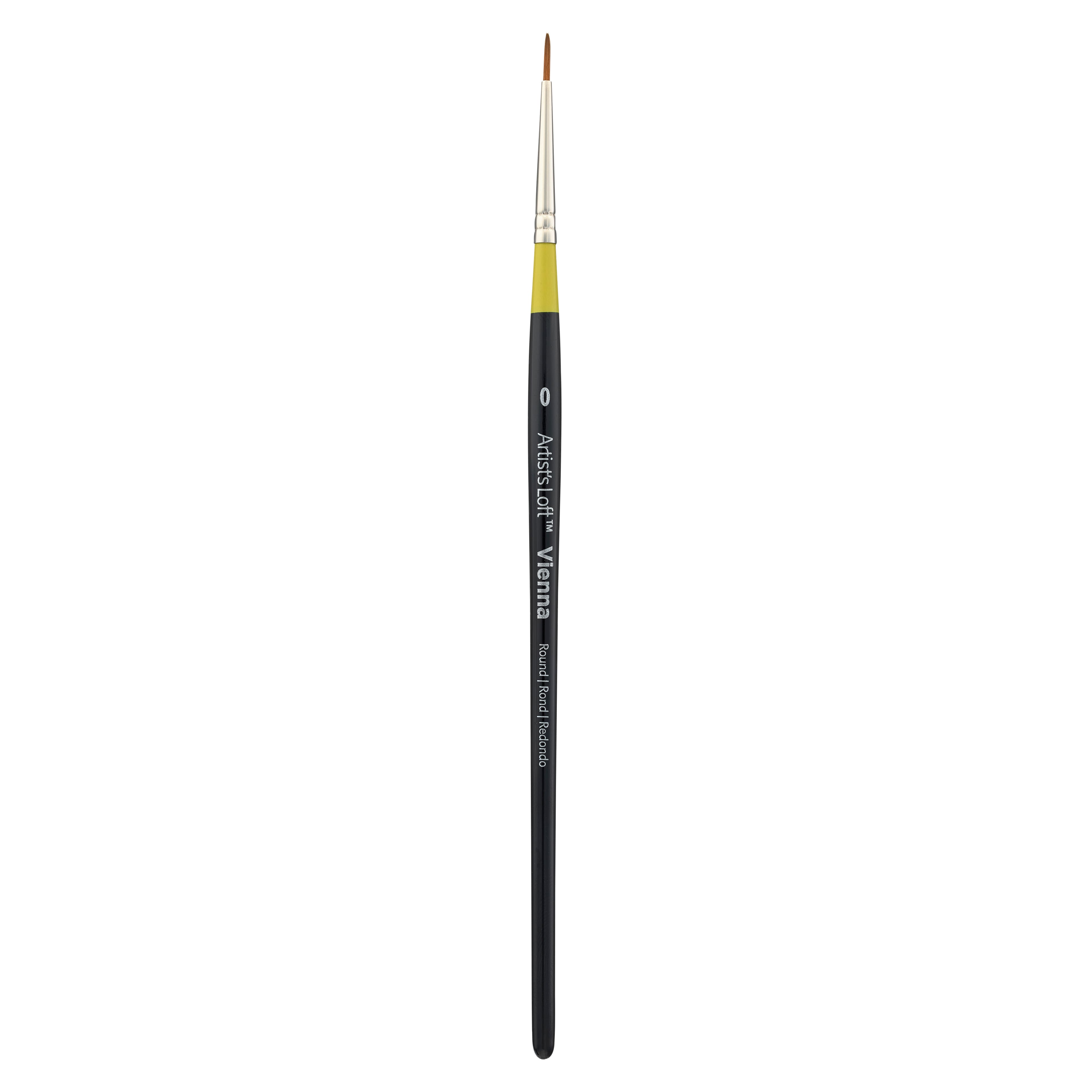 Golden Taklon Short Handle Round Brush by Artist's Loft™ Vienna