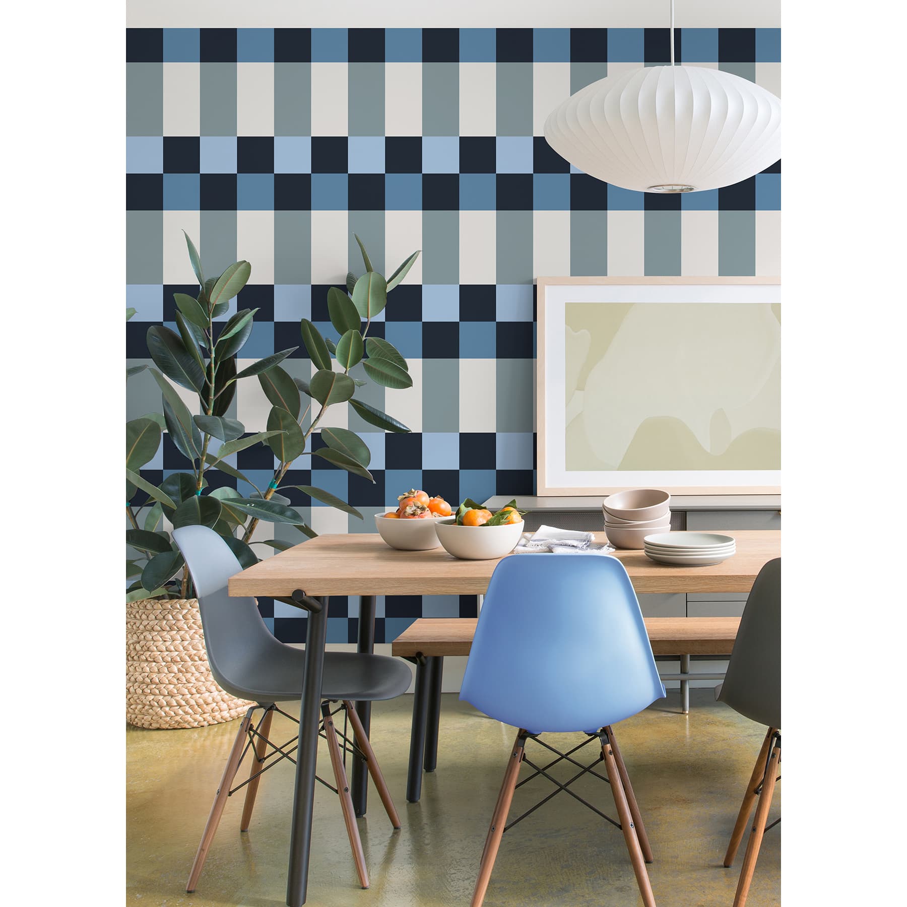 RoomMates Emily Rayna Framework Peel & Stick Wallpaper