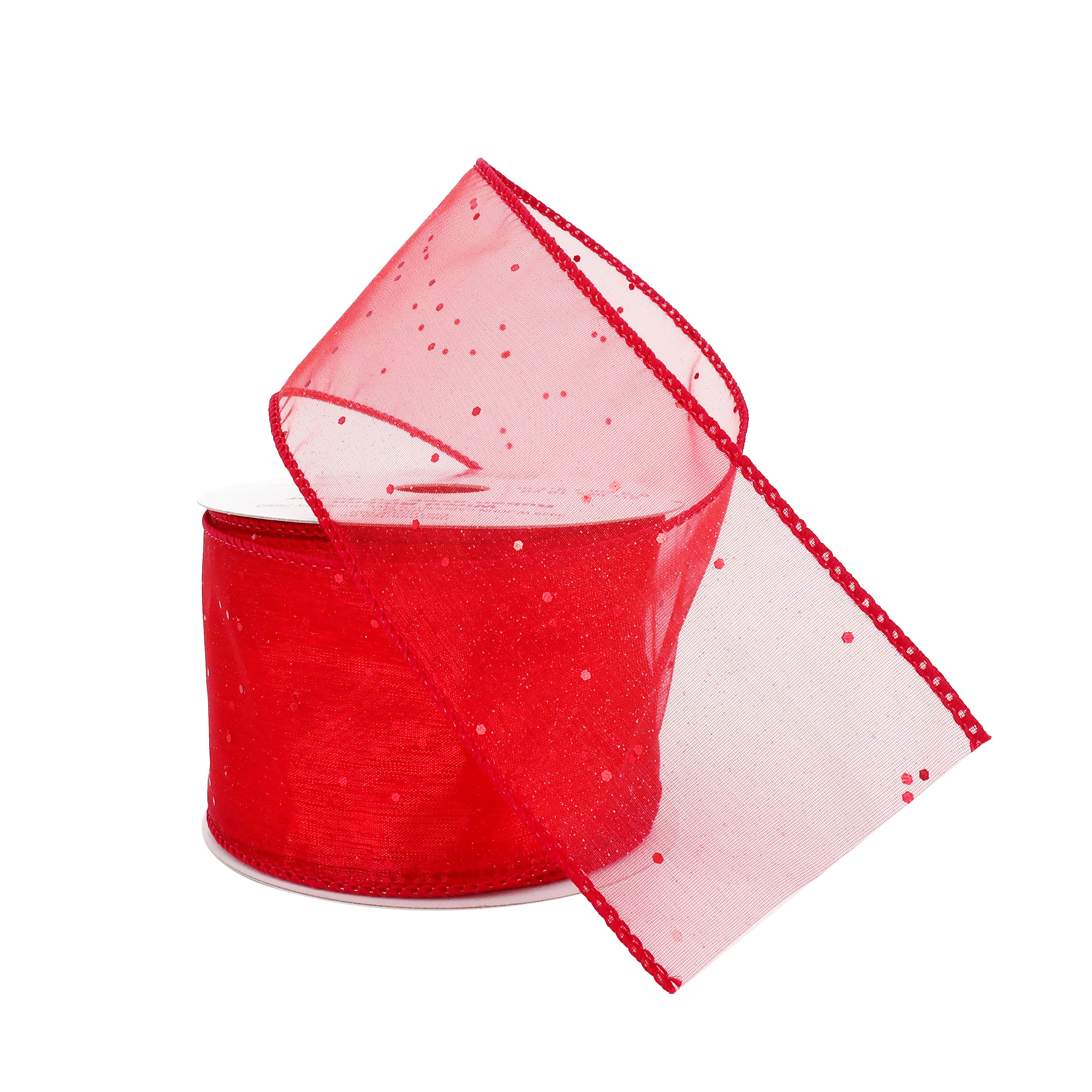 12 Pack: 2.5"x 10yd. Glitter Shimmer Wired Ribbon by Celebrate It® Specialty