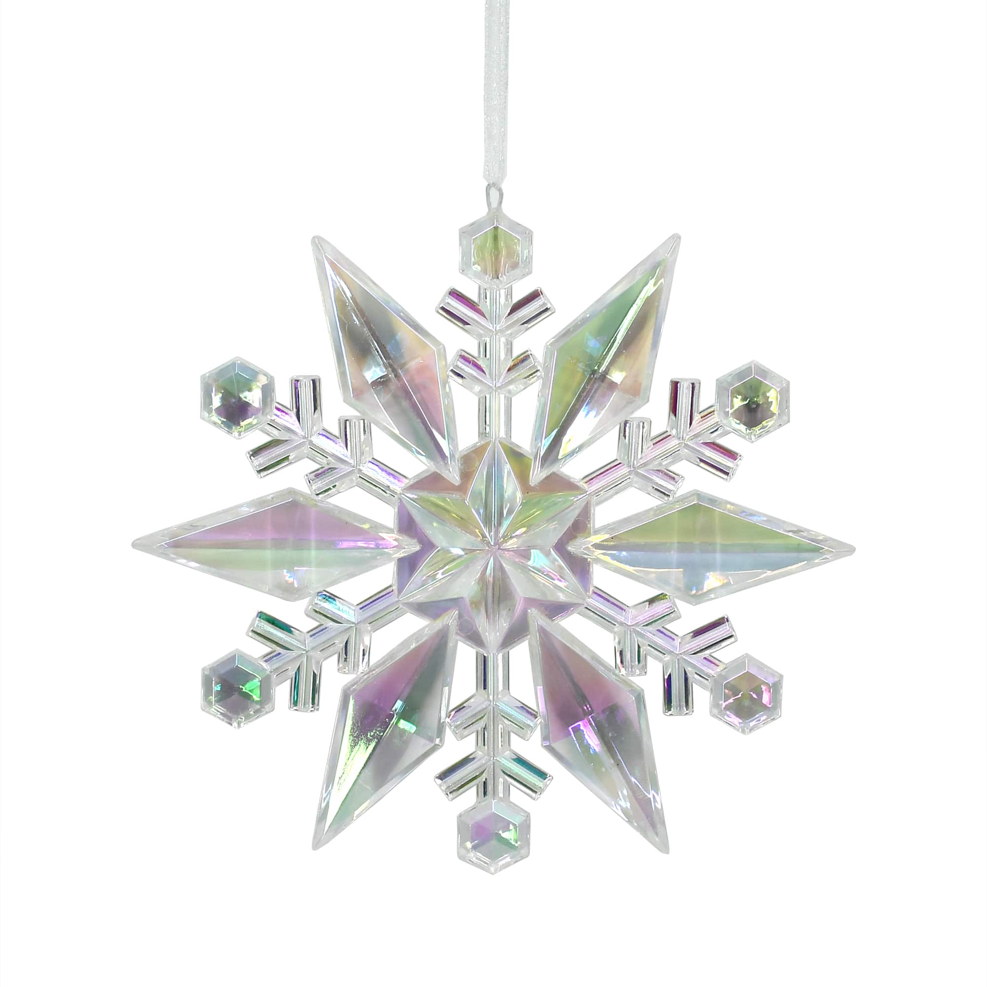 5.5&#x22; Iridescent Snowflake Ornament by Ashland&#xAE;