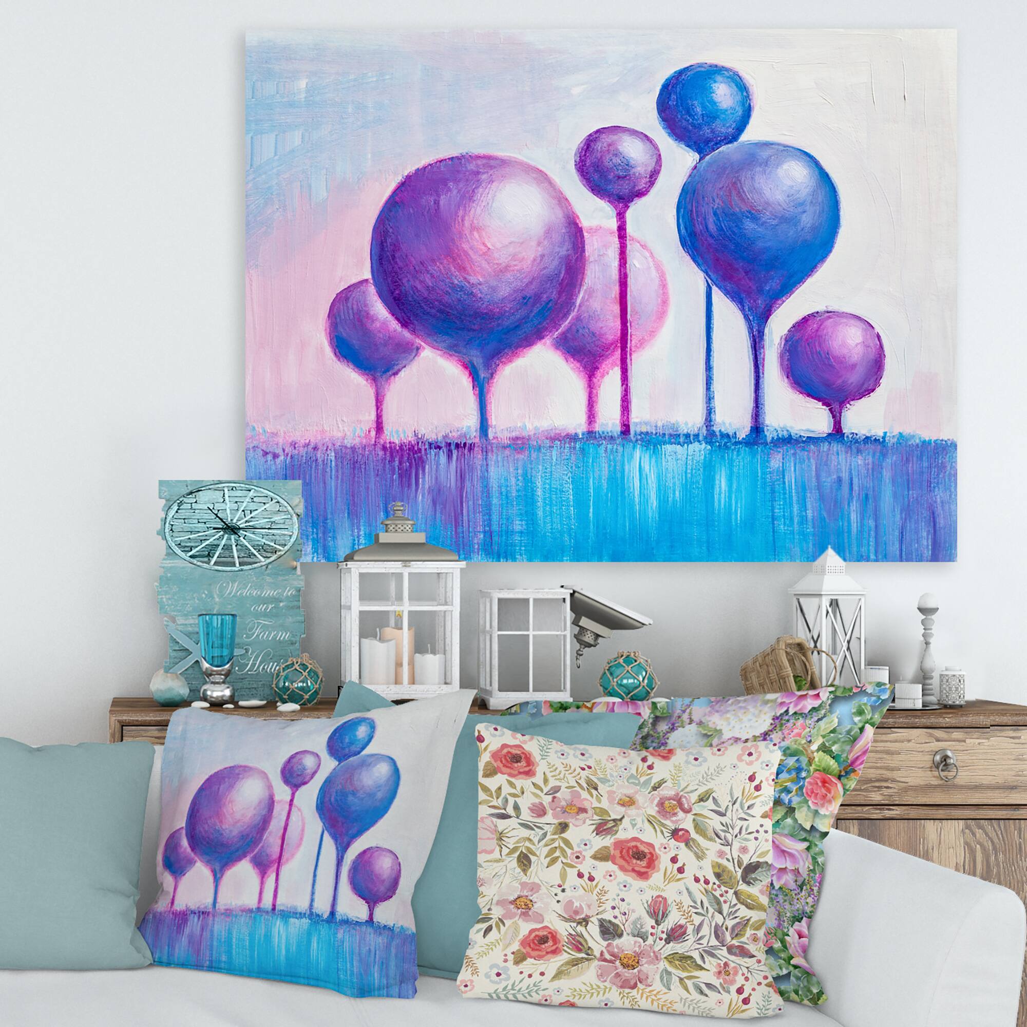 Designart - Colourful Ornamental Trees I