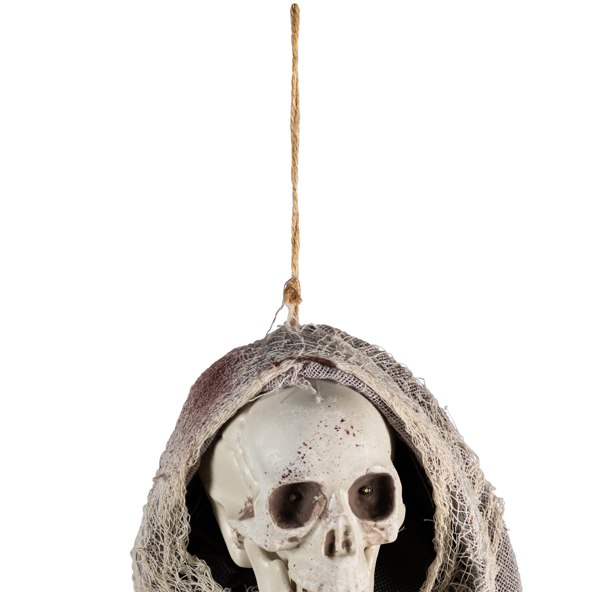 36" Touch Activated Hanging Death Reaper Halloween Decoration
