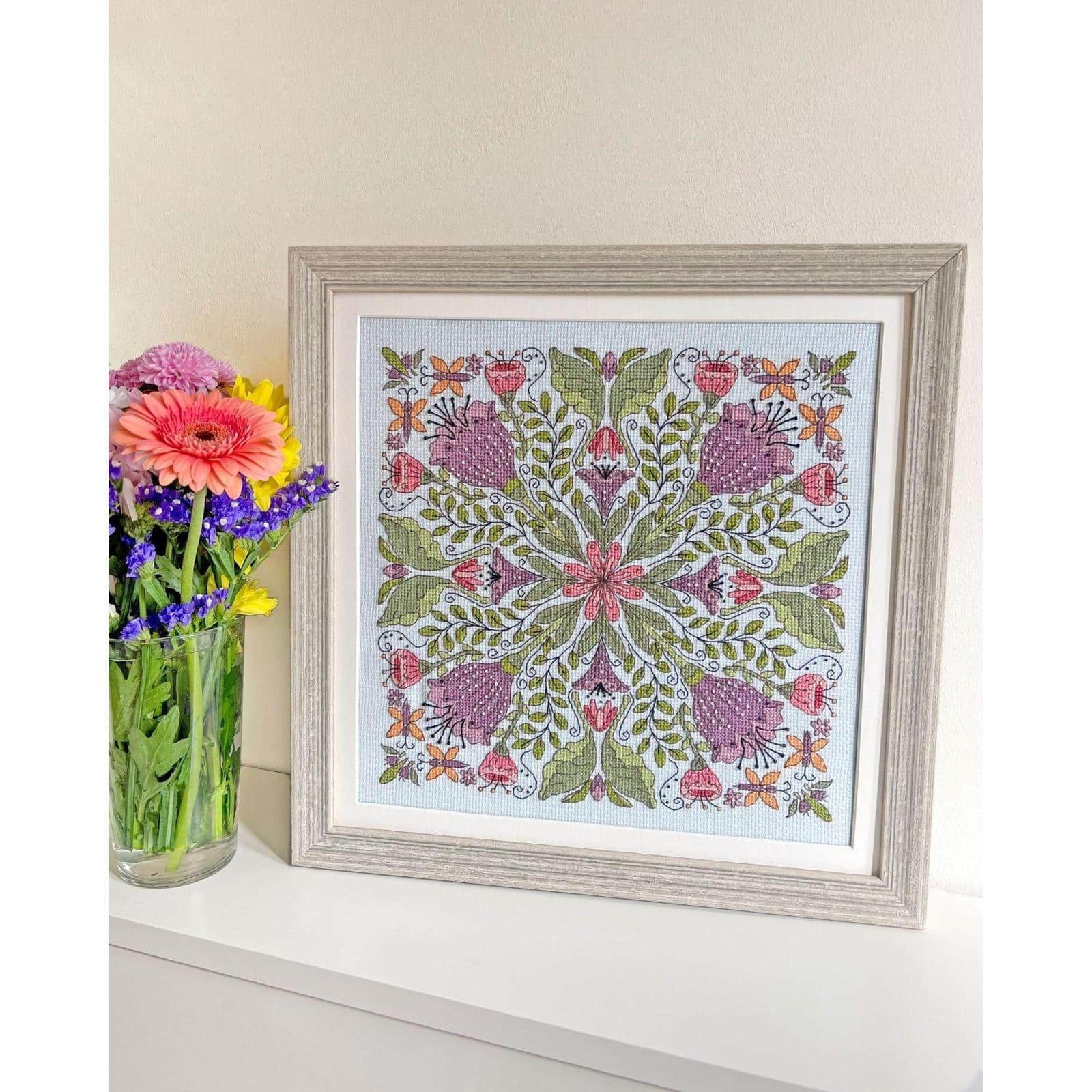Bothy Threads Bursting Blooms Counted Cross Stitch Kit