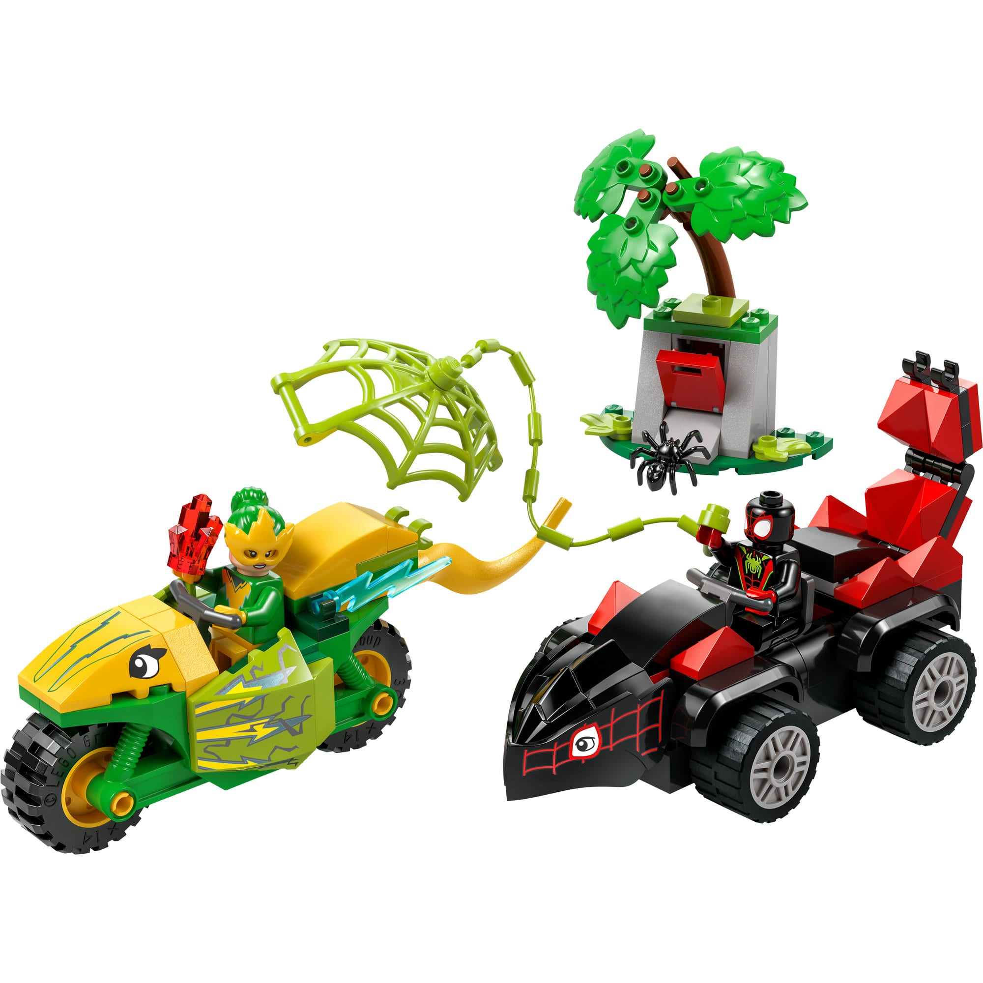 LEGO® Marvel Spidey And His Amazing Friends Spin and Electro Dinosaur Vehicle Chase 11198