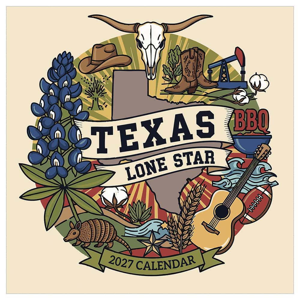2027 Home: Texas Wall Calendar By Tf Publishing | 12" x 12" | Michaels®