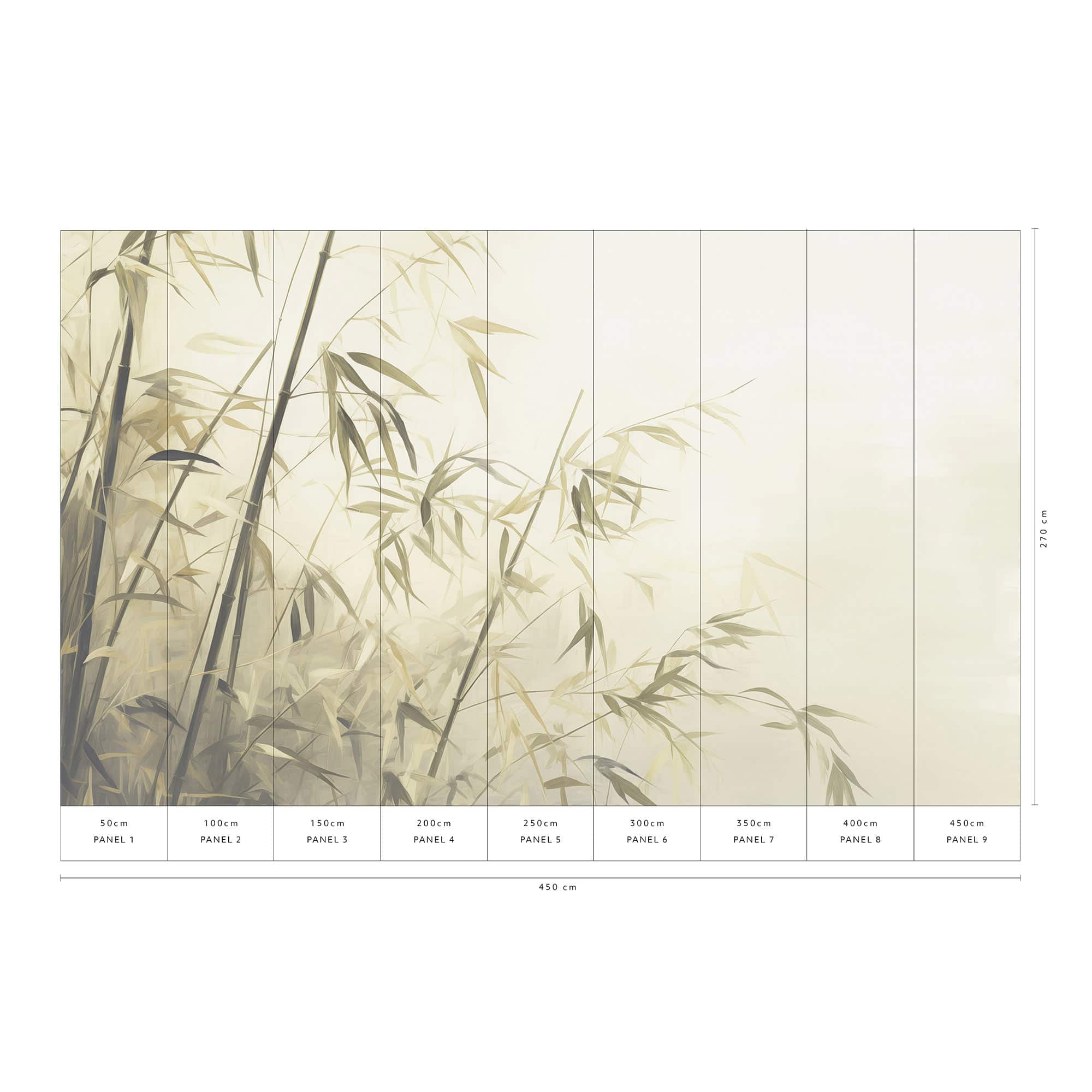Designs Direct Bamboo Breeze Wall Mural