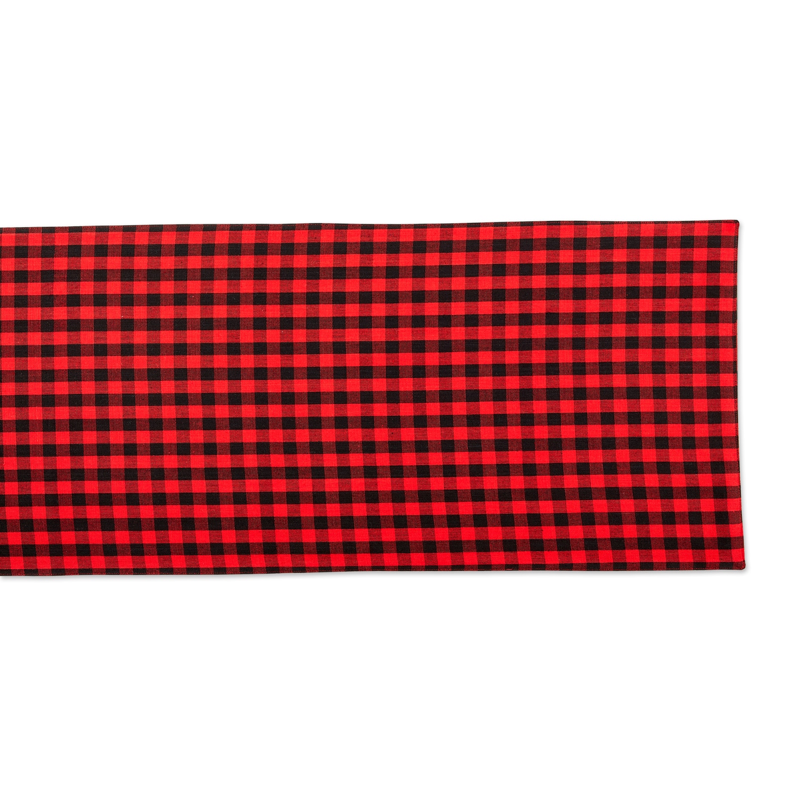 DII® 108" Reversible Gingham & Buffalo Check Table Runner