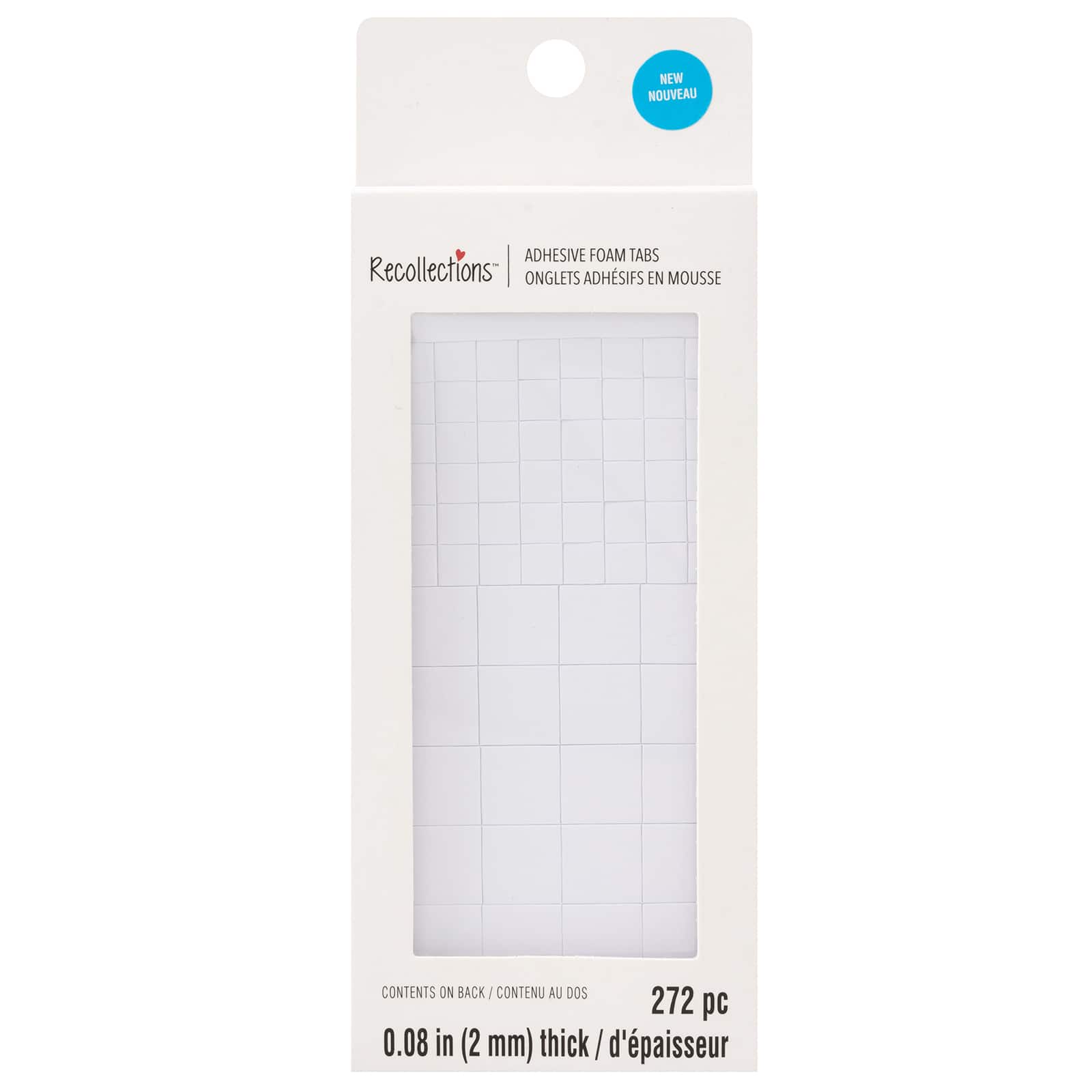 12 Packs: 272 ct. (3,264 total) 2mm Thick Adhesive Foam Tabs by Recollections™