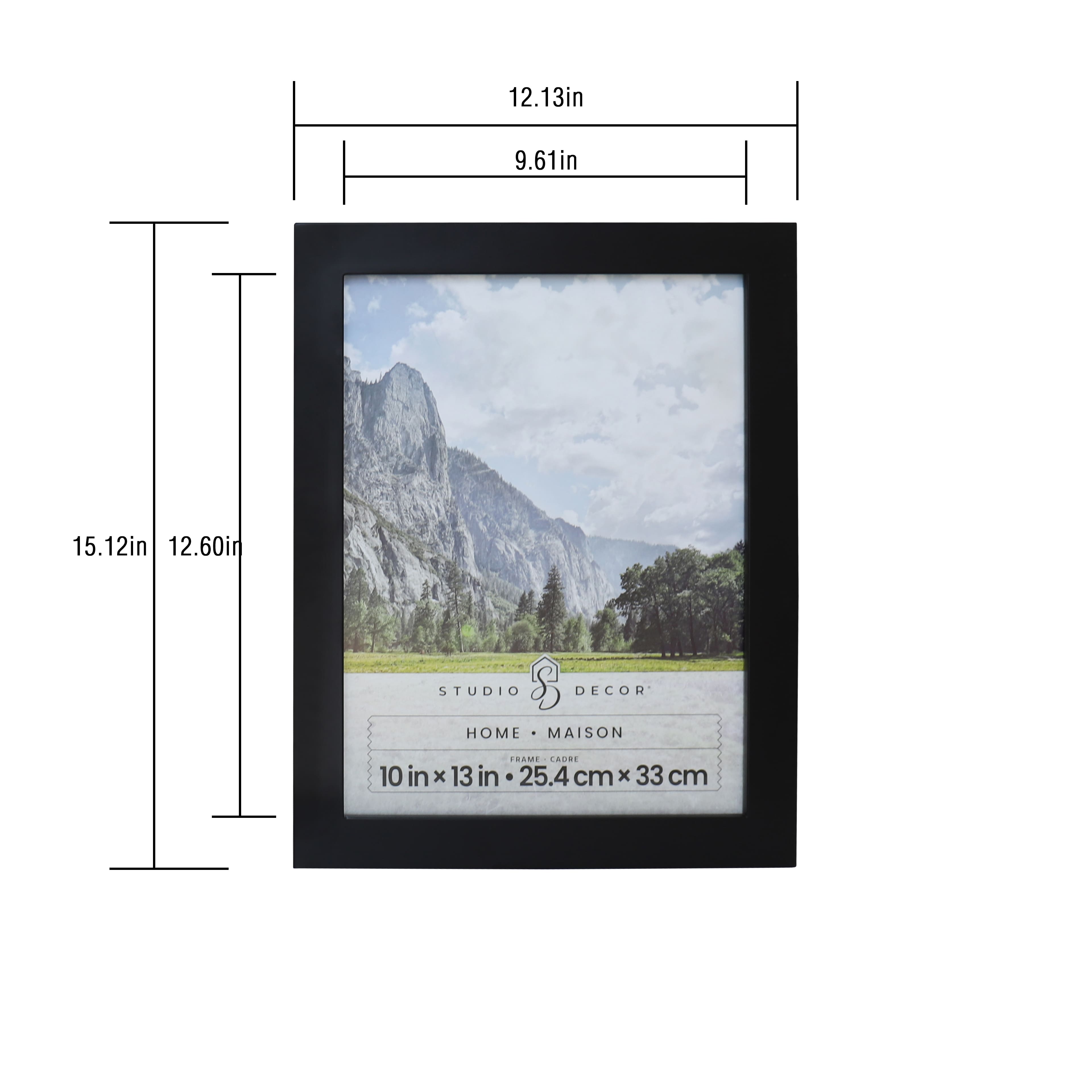 6 Pack: Home 10" x 13" Flat Black Frame by Studio Décor®