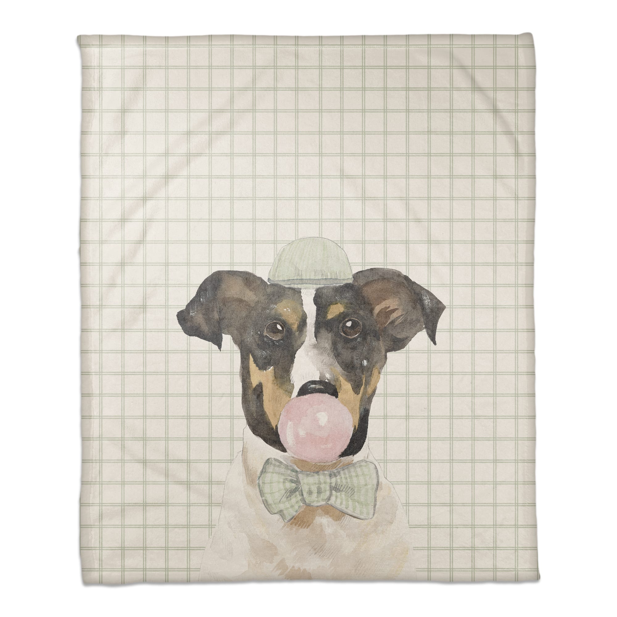 Bubble Gum Dog 3 50" x 60" Coral Fleece Blanket