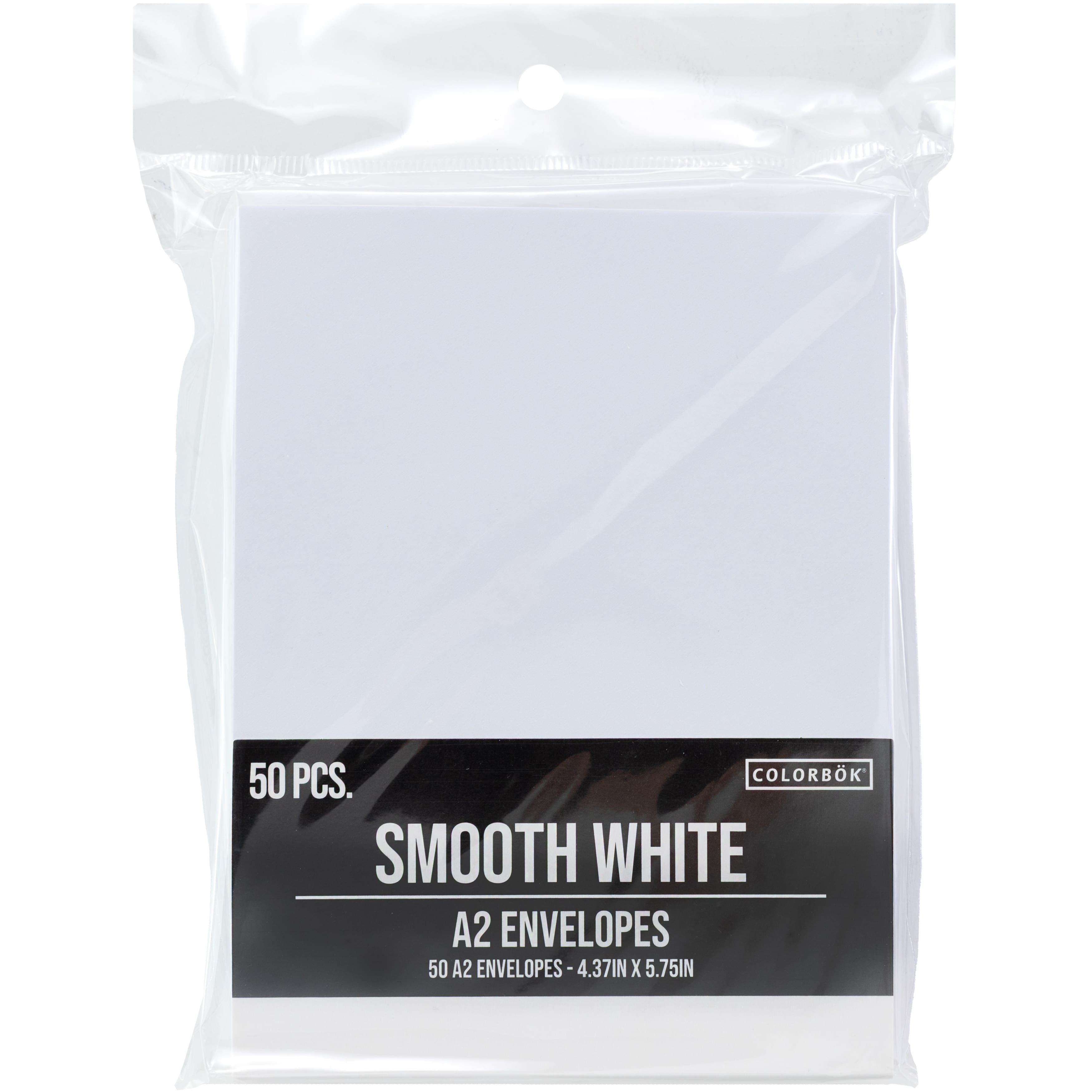 Colorbok® White A2 Envelopes, 50ct.