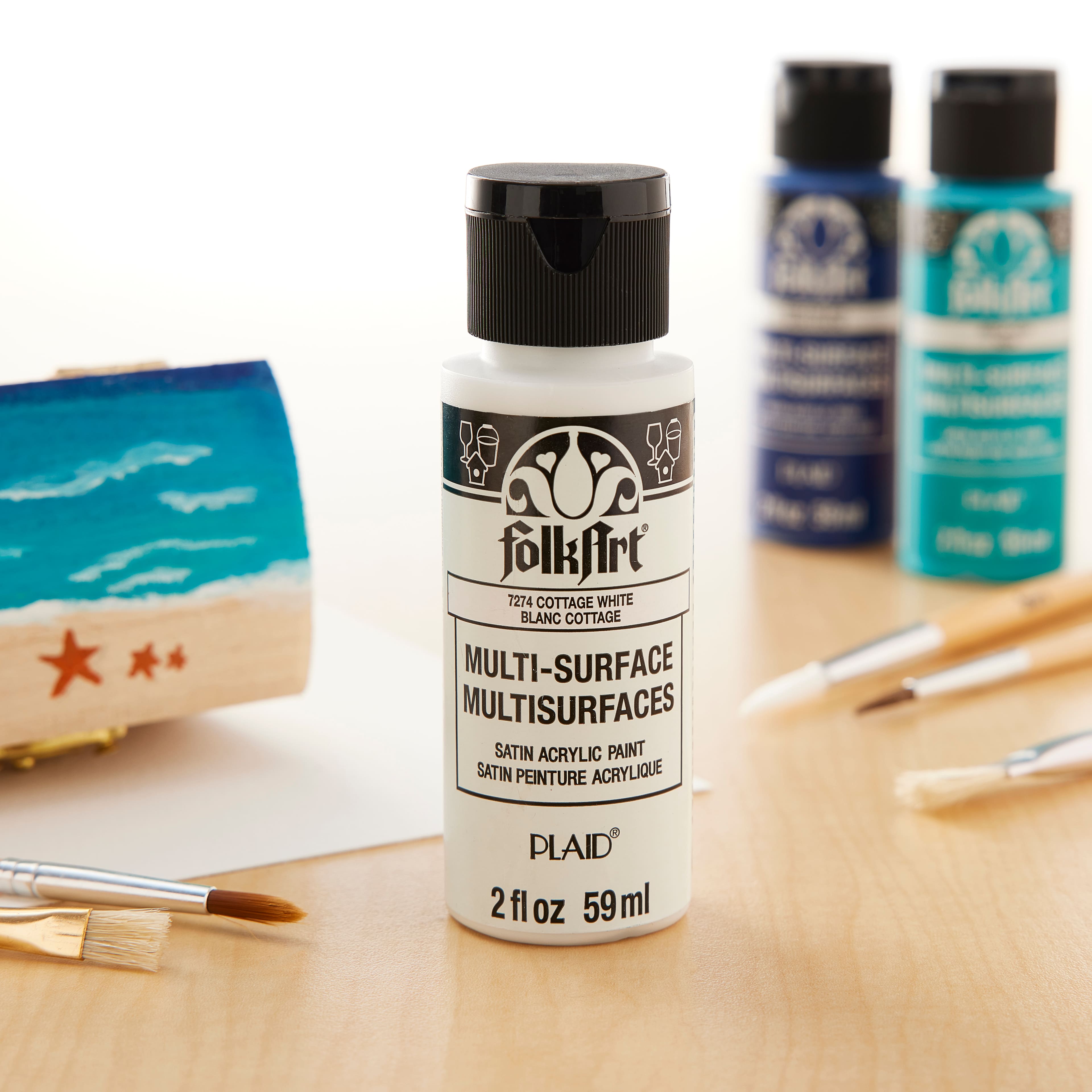 FolkArt® Multi-Surface Satin Acrylic Paint, 2oz.
