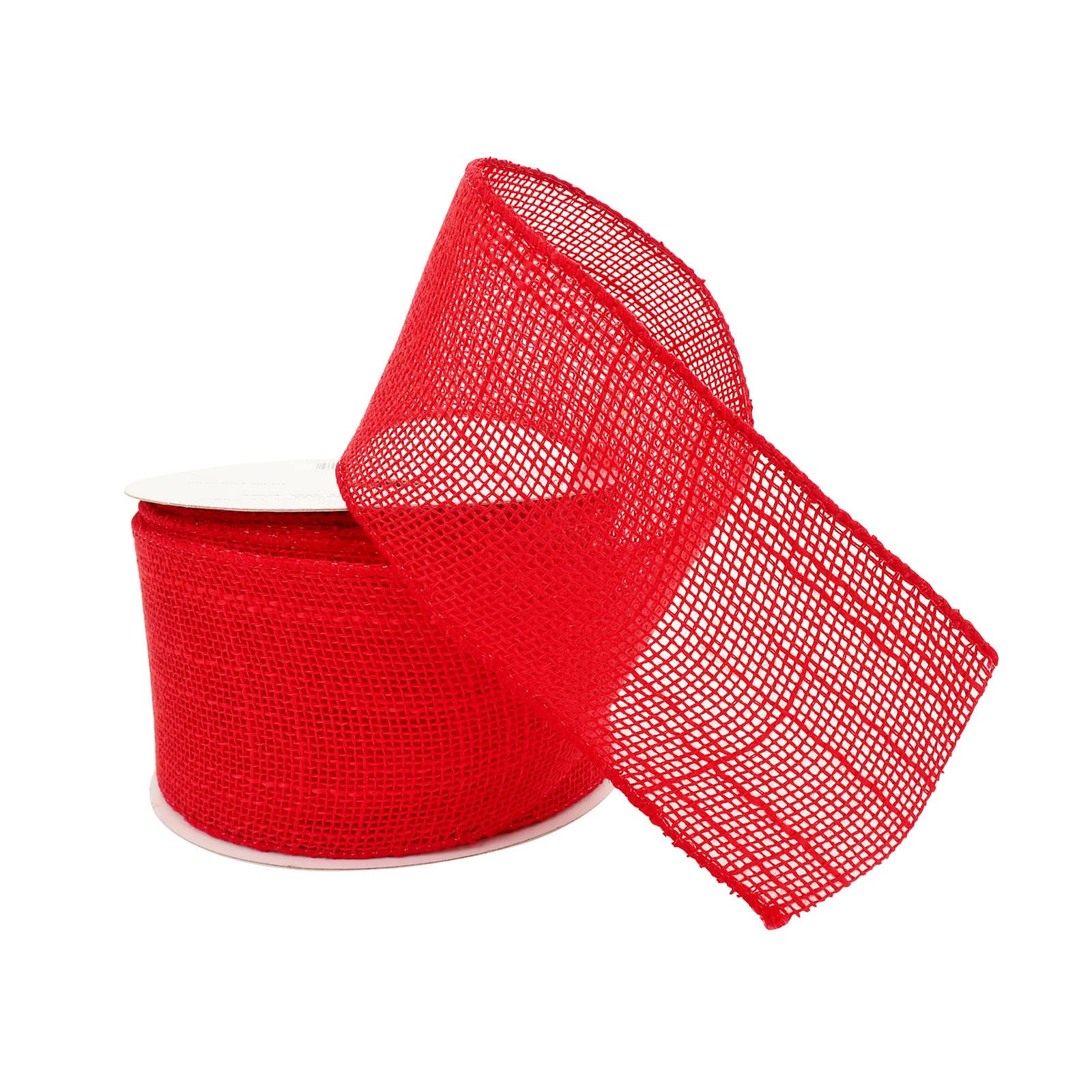 12 Pack: 2.5" x 25ft. Faux Burlap Wired Ribbon by Celebrate It™