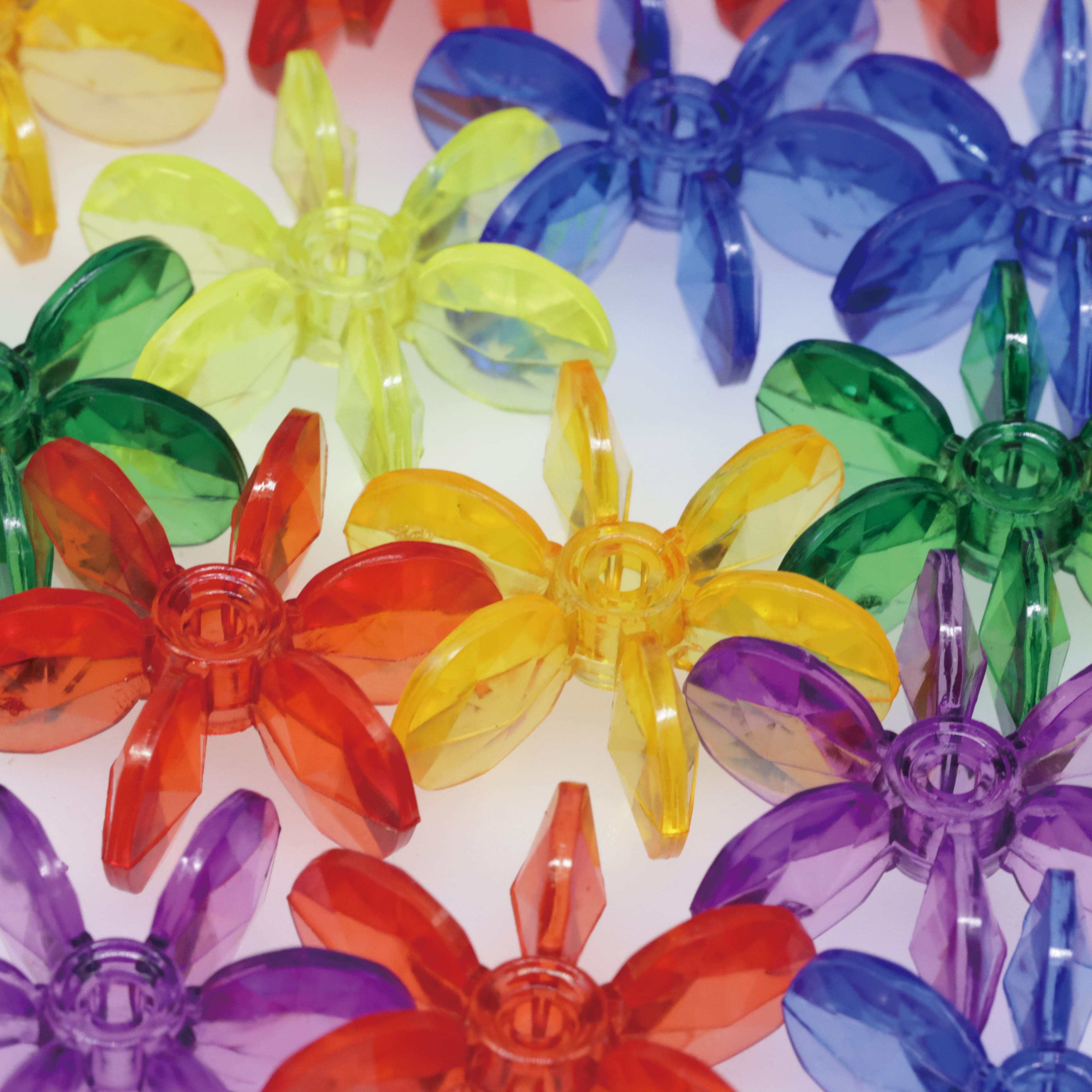 12 Packs: 60 ct. (720 total) Rainbow Chunky Star Beads by Creatology™, 25mm