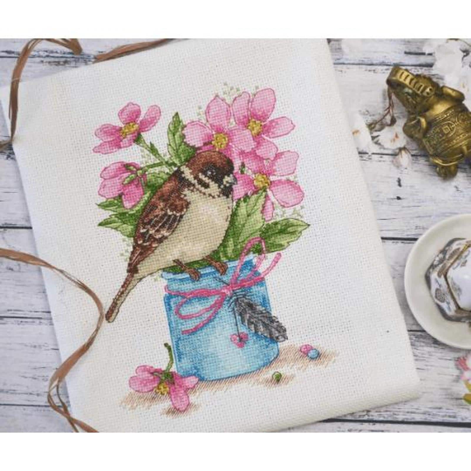 Oven Spring Greetings Cross Stitch Kit