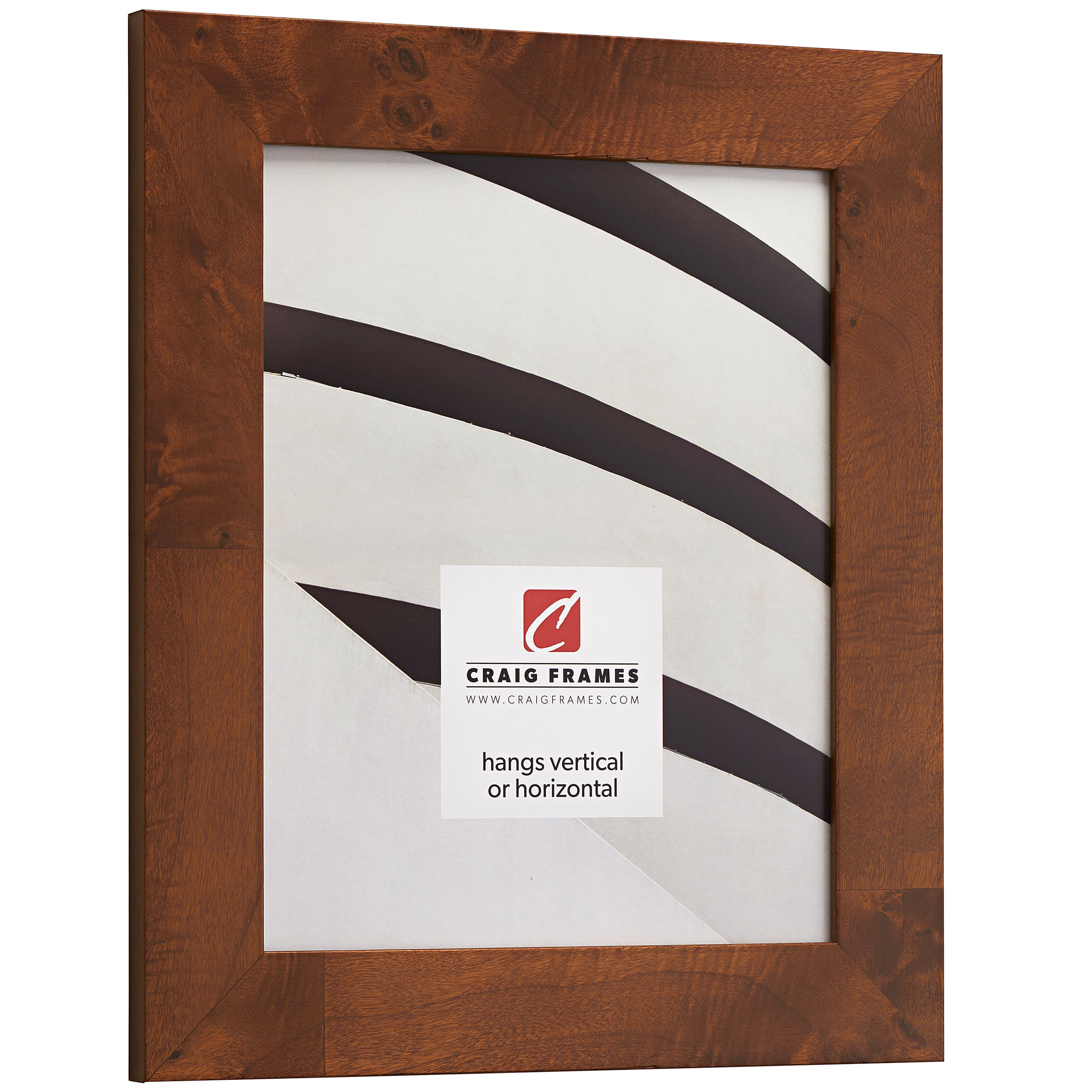 Craig Frames Innovations Brown Burl Picture Frame