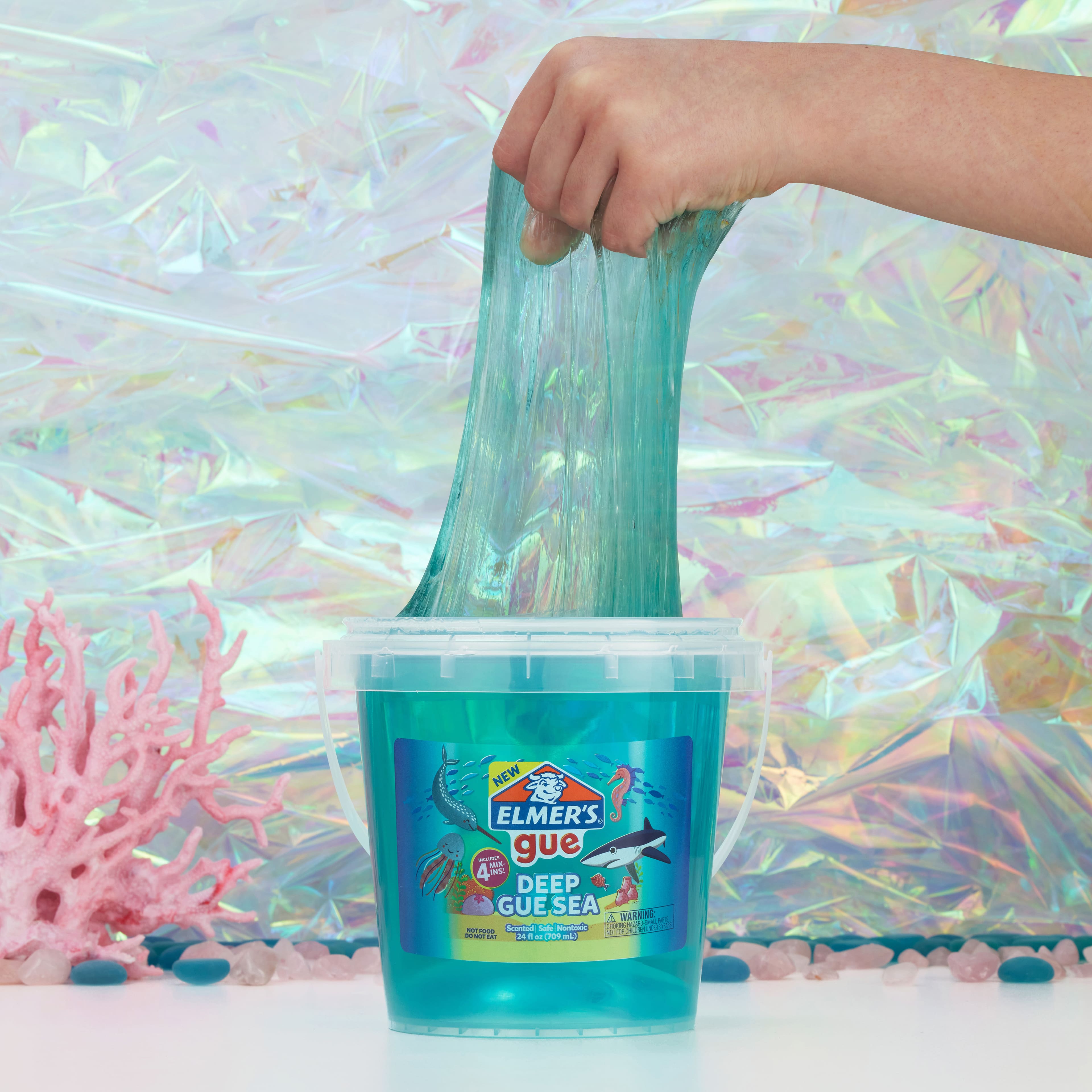 6 Pack: Elmer's® Gue Deep Gue Sea Premade Slime with Mix-Ins