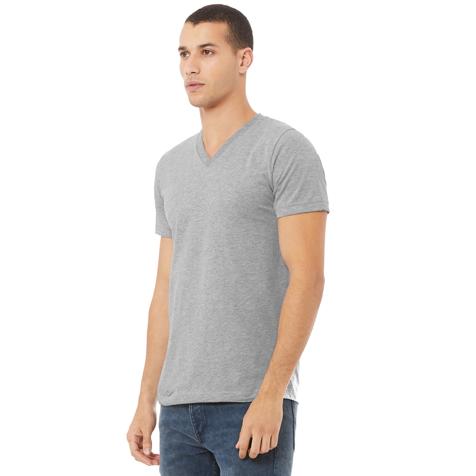 BELLA+CANVAS® Short Sleeve V-Neck Adult Unisex Jersey T-Shirt