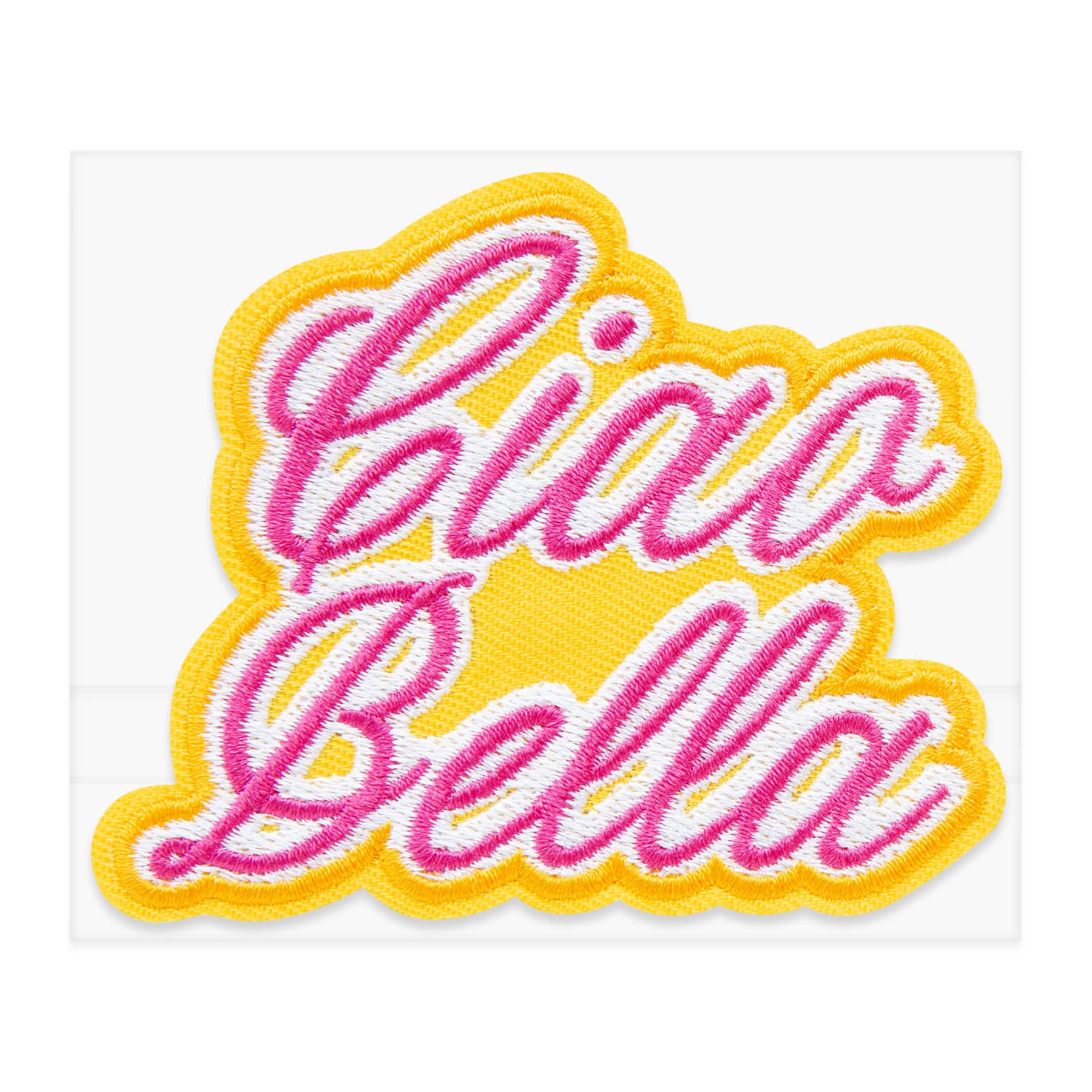 Ciao Bella Embroidered Iron-On & Adhesive Patch by Make Market®