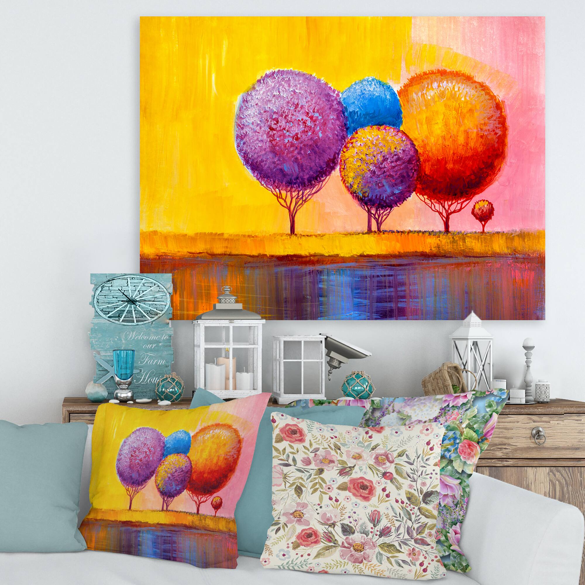 Designart - Autumn Fantasy Trees I