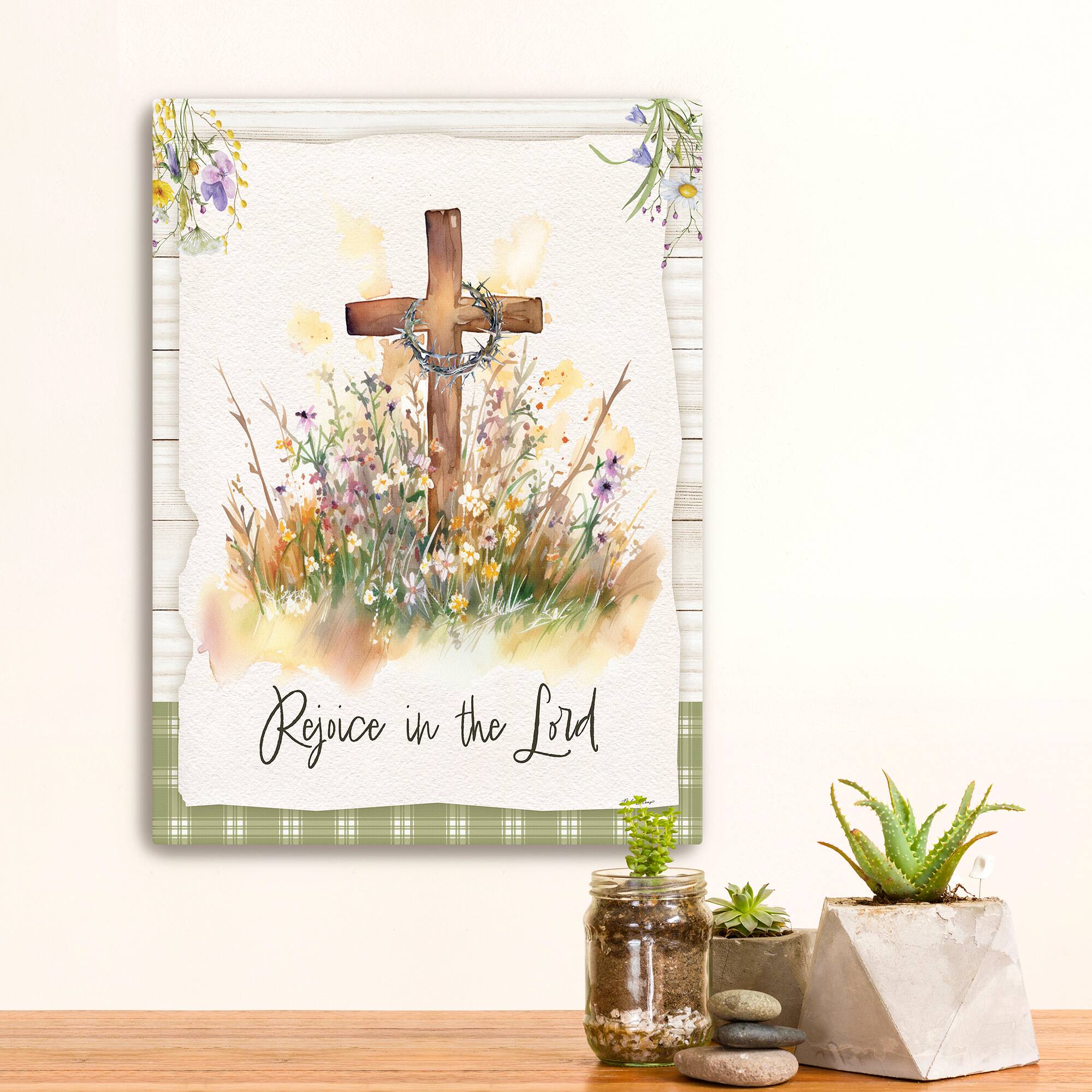 Lumaprints Rejoice in the Lord Canvas Giclée Art