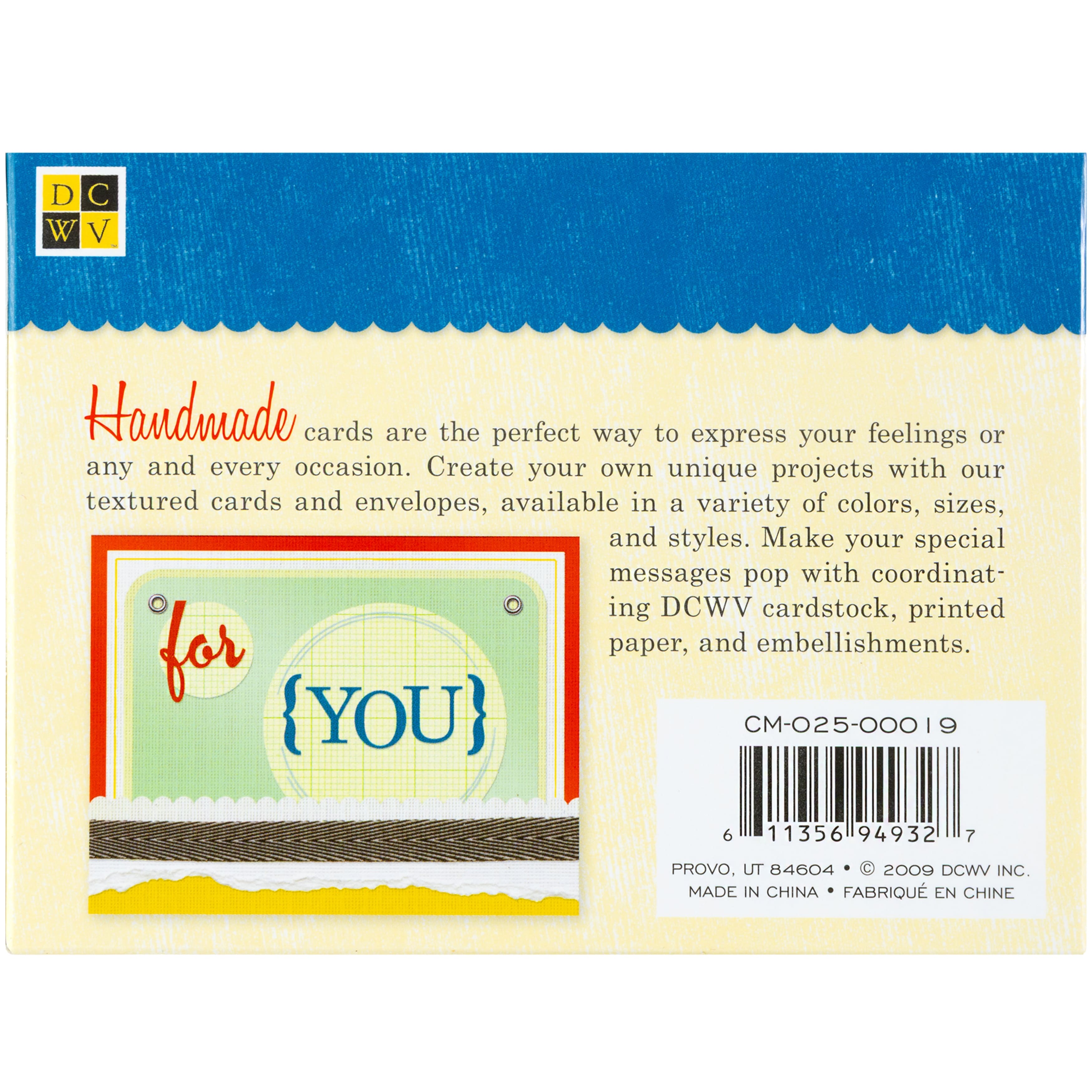 DCWV A2 Bright Solids Boxed Cards & Envelopes 40ct.