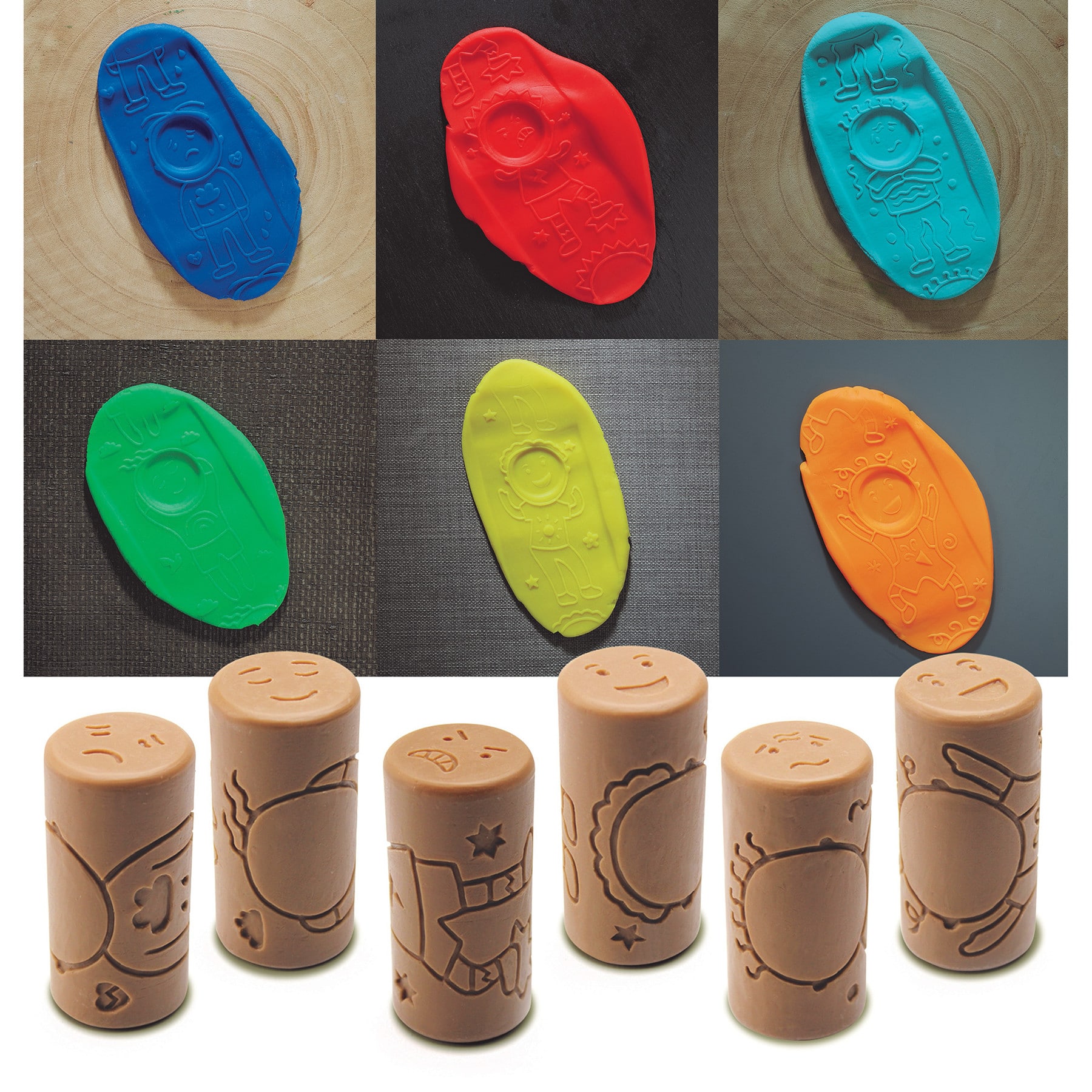 Yellow Door 2.75" Let's Roll Emotions Rollers Set