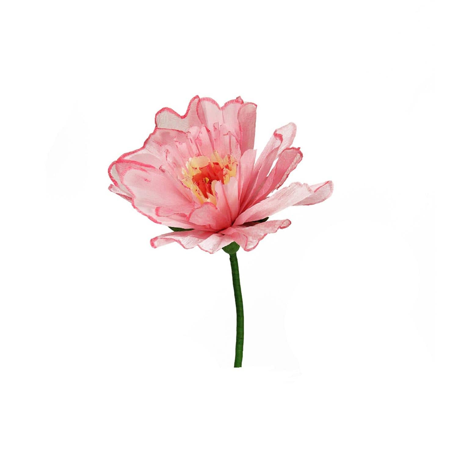 Pink and Green Floral Craft Stem