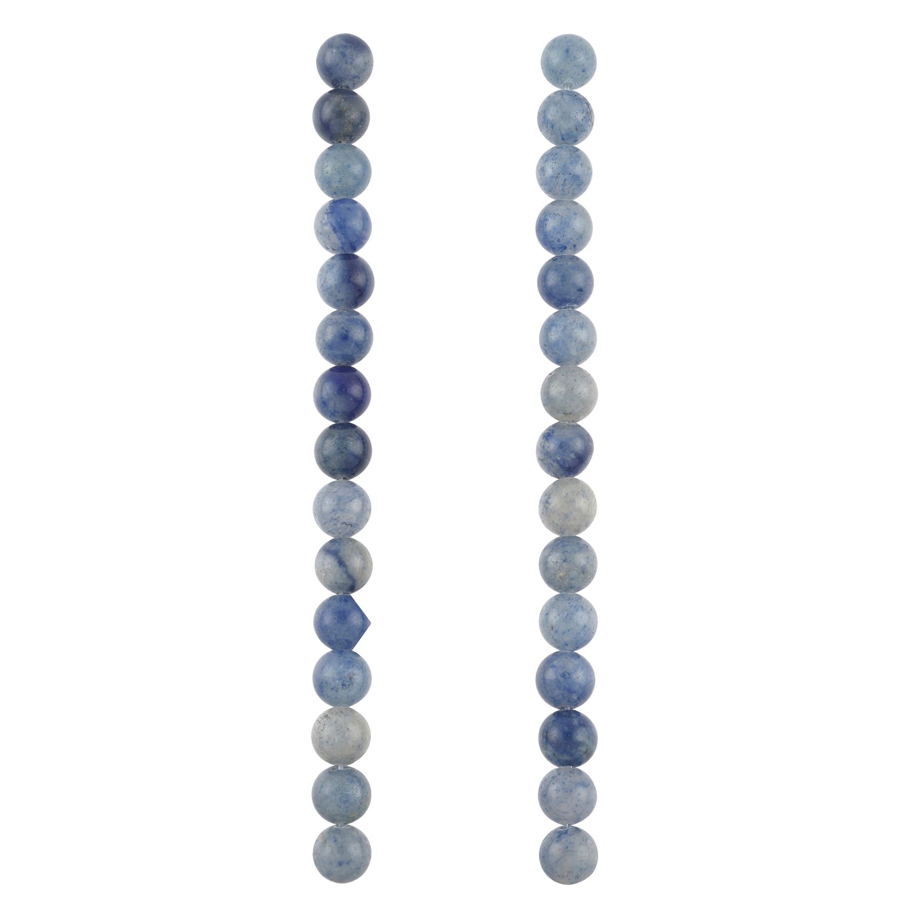 Blue Aventurine Round Beads, 8mm by Bead Landing™