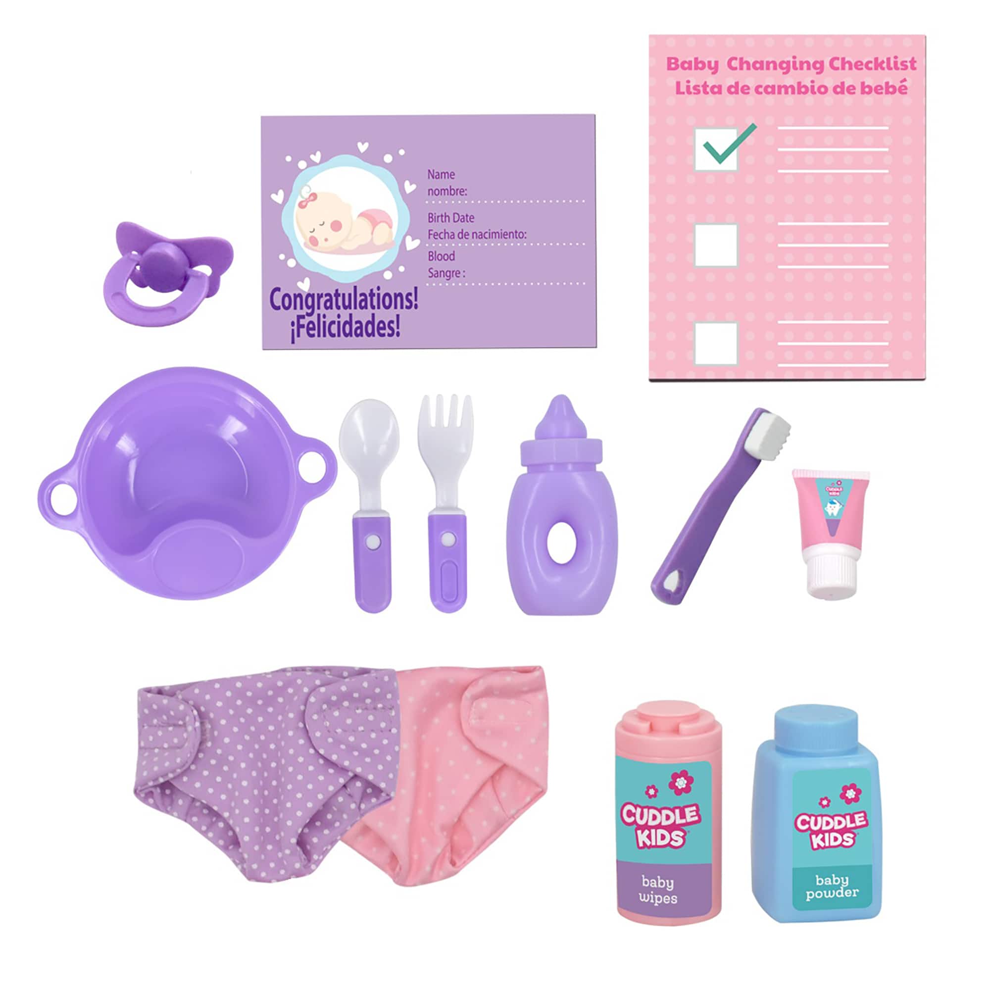 New Adventures Cuddle Kids® Play All Day Baby Doll Playset