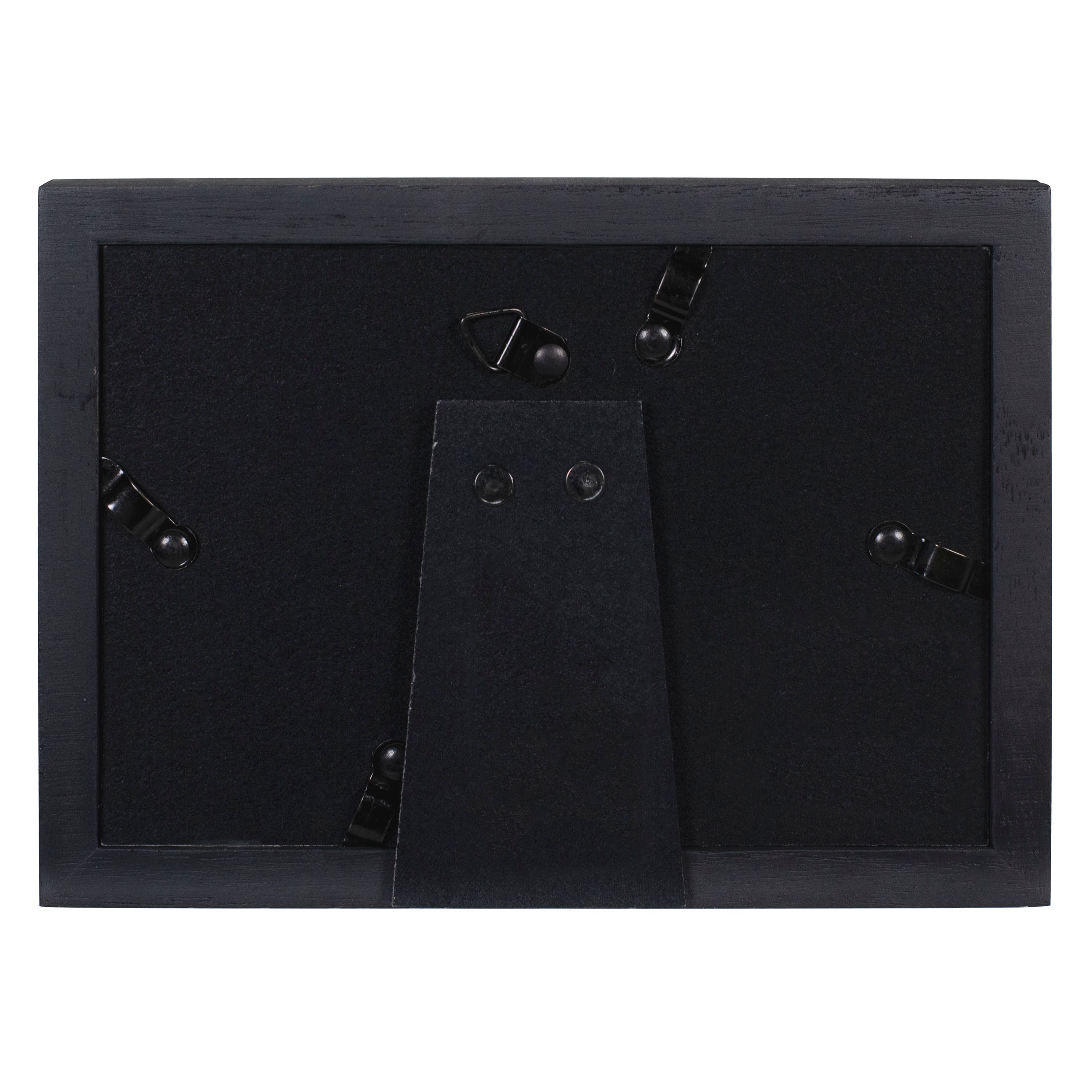 Malden International Designs You had Me at Woof Black Distressed Borderlines 4" x 6" Photo Frame