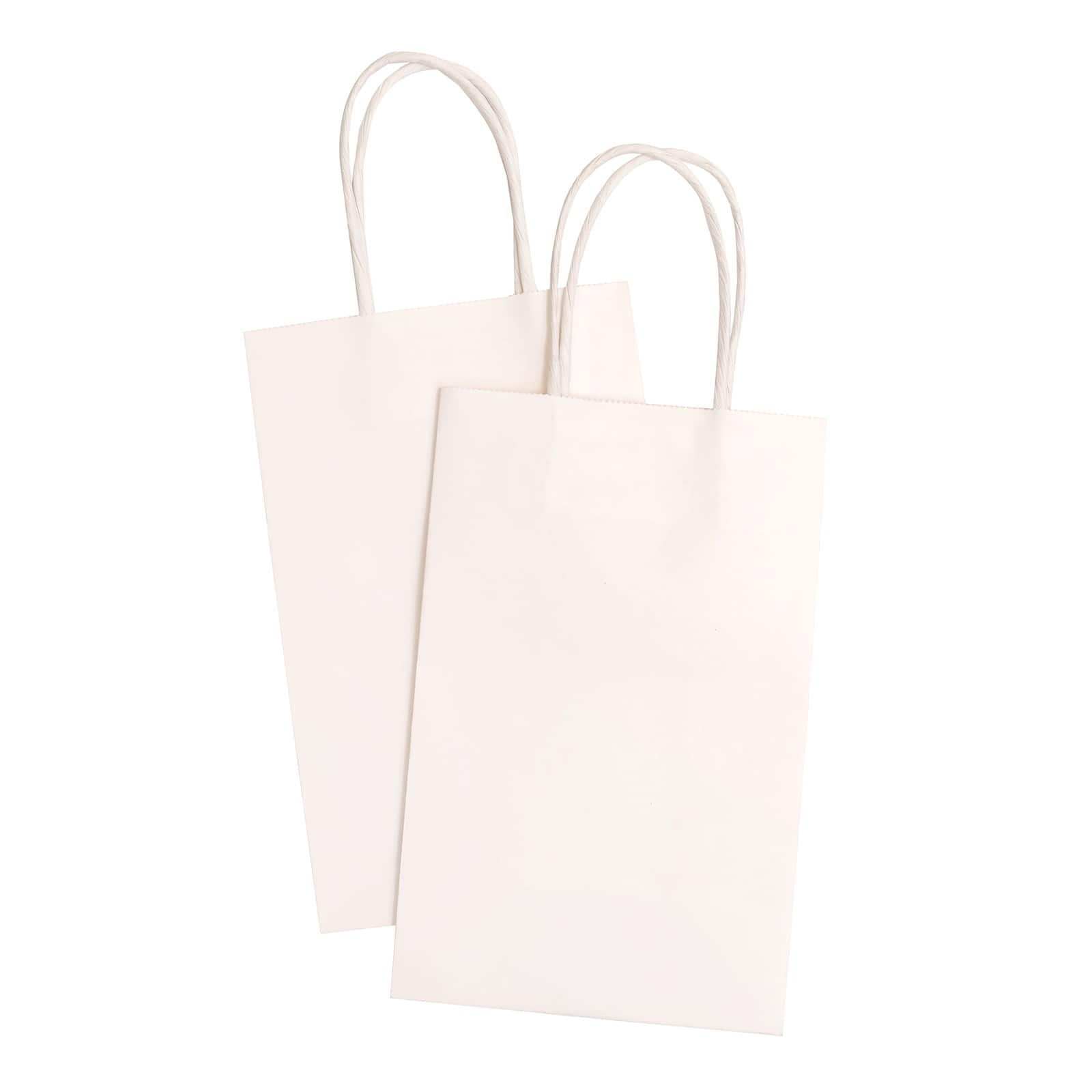 American Crafts™ Fancy That Small White Gift Bags, 6ct.