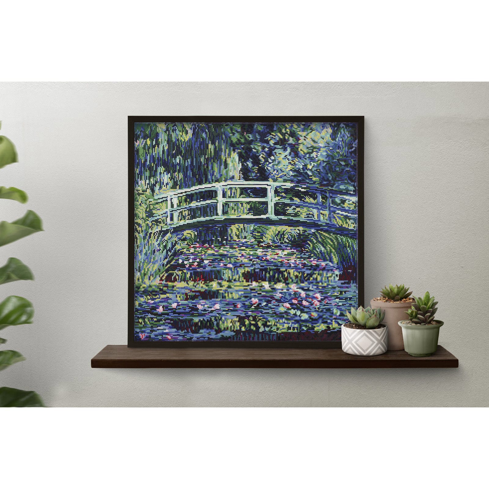 Diamond Dotz® Intermediate Water Lilies and Japanese Bridge Diamond Art Painting Kit