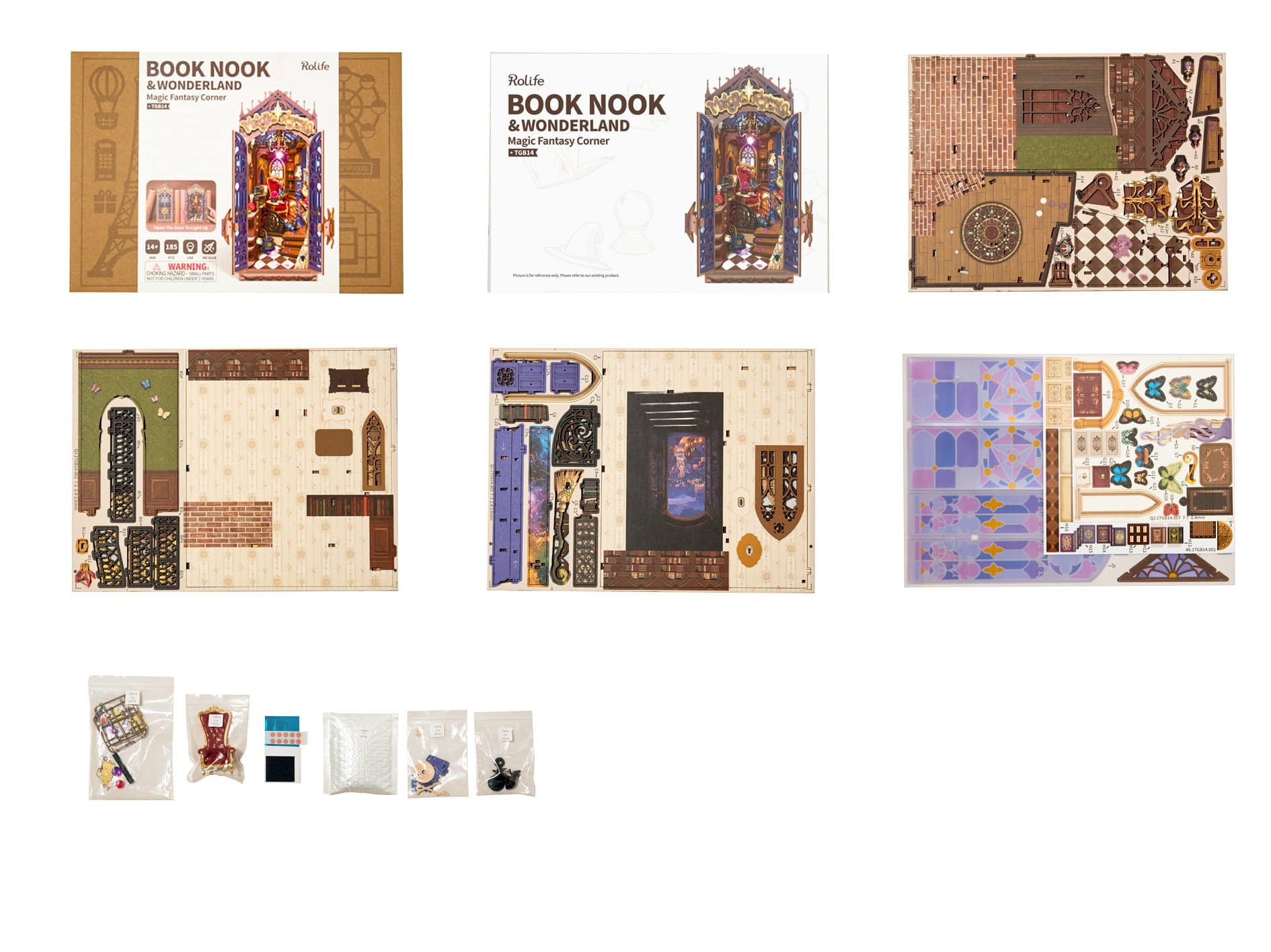 Rolife® Magic Fantasy Corner DIY Book Nook Kit