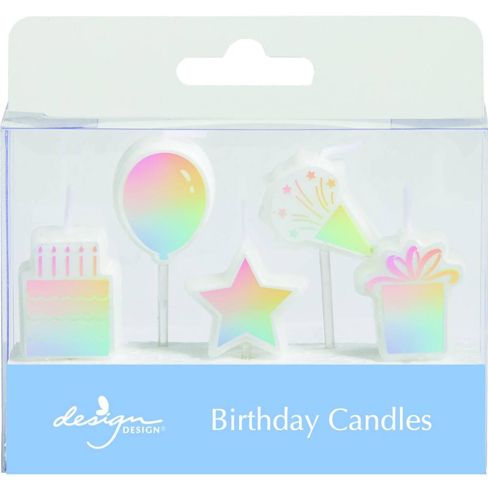 Design Design Spectrum Specialty Birthday Candles Set