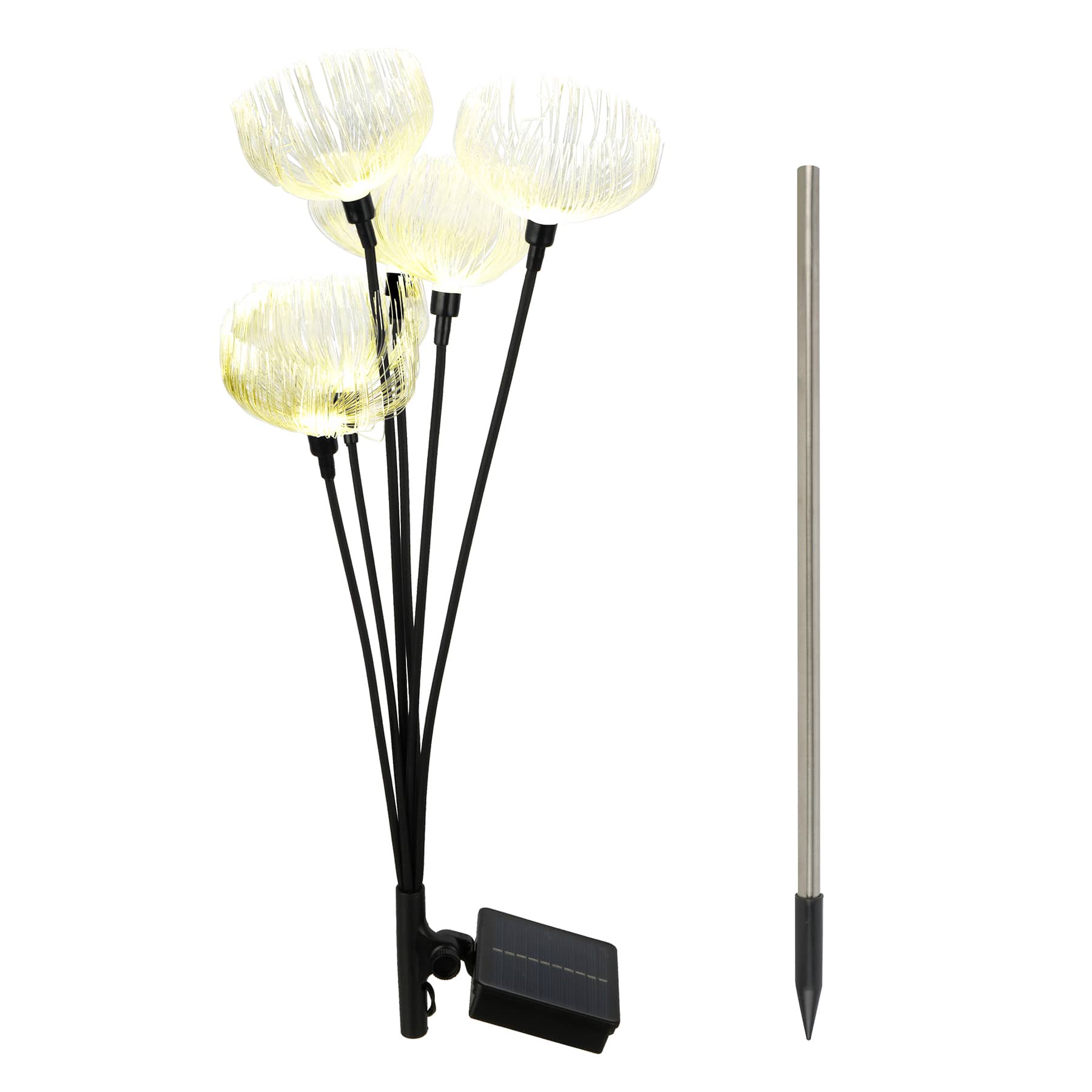 LED Solar Fiber Jellyfish Lights Set by Ashland®