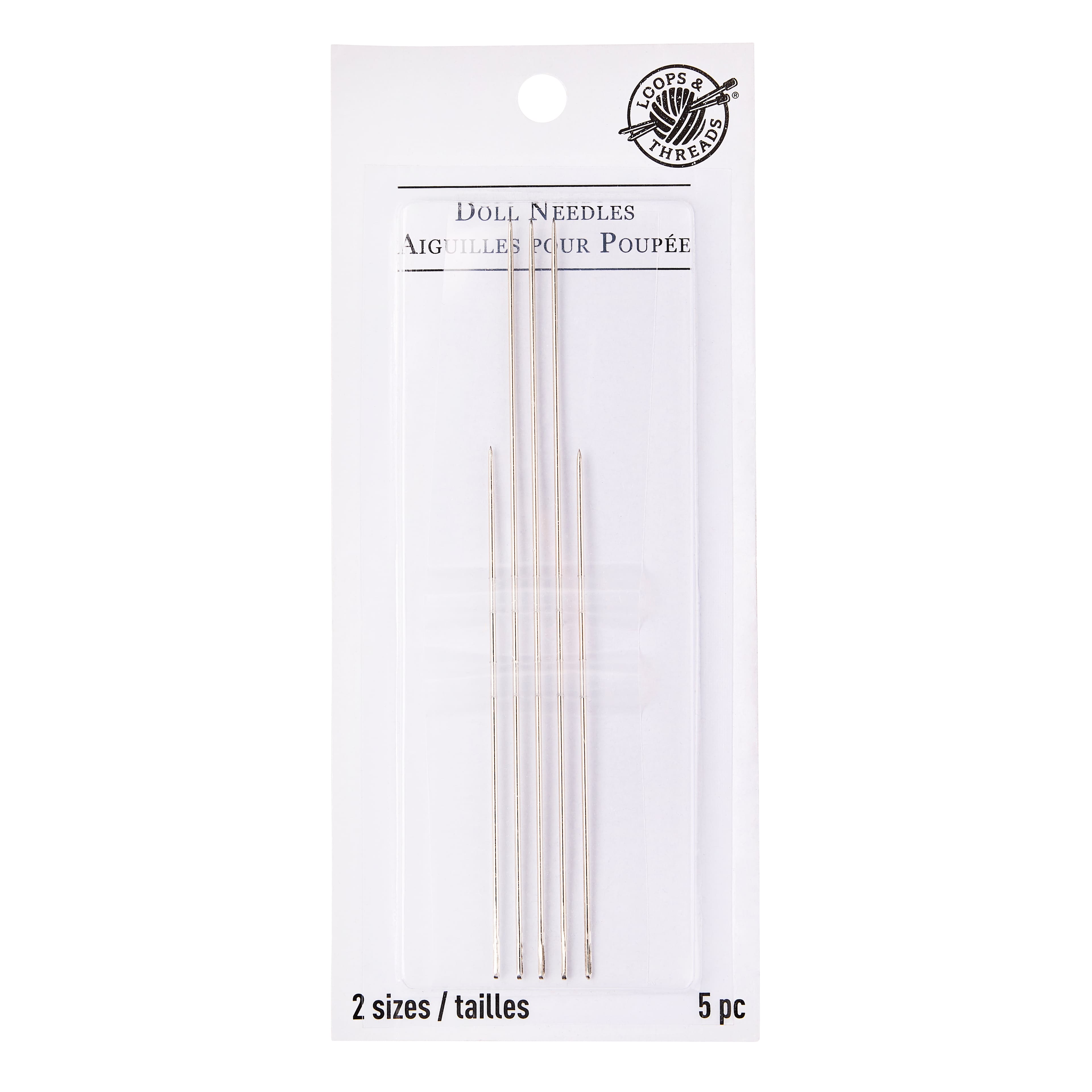 12 Packs: 5 ct. (60 total) Doll Needles by Loops & Threads™