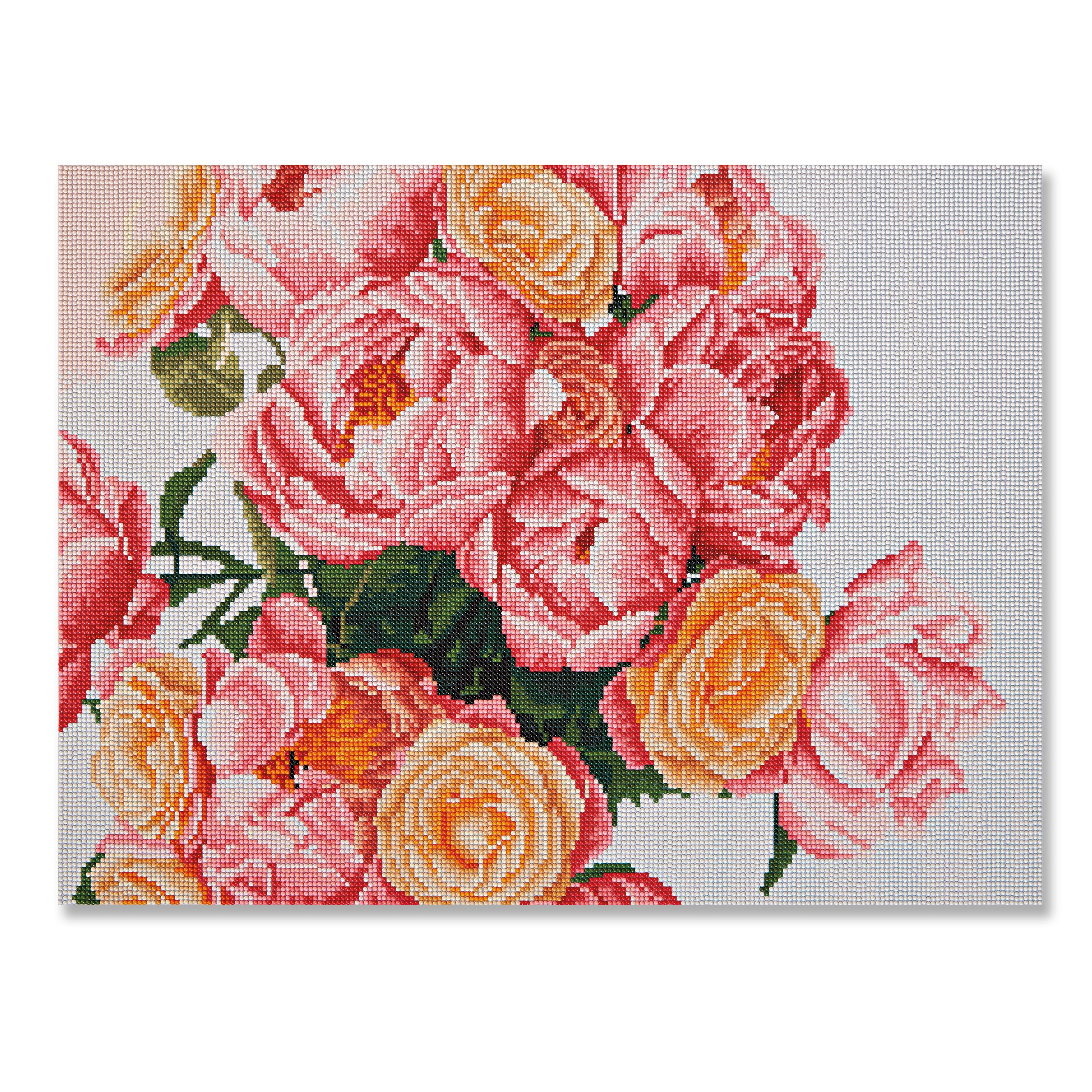 6 Pack: Peonies Diamond Art Kit by Make Market®