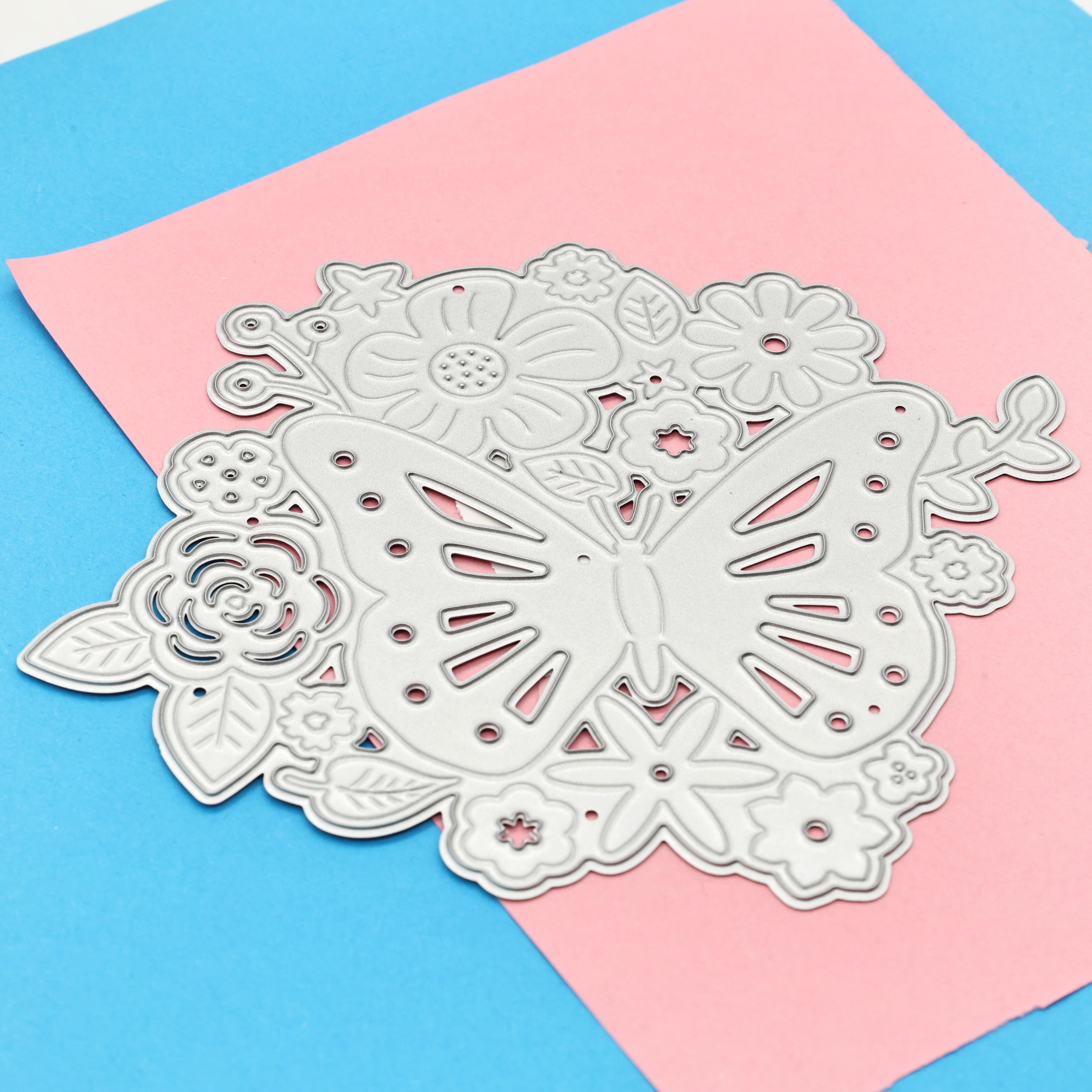 6 Pack: Butterfly & Flowers Cutting Die by Recollections™