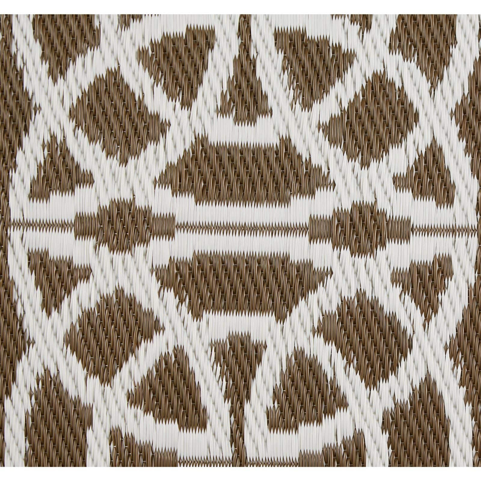DII® Dark Brown Infinity Circle Outdoor Rug, 4ft. x 6ft.