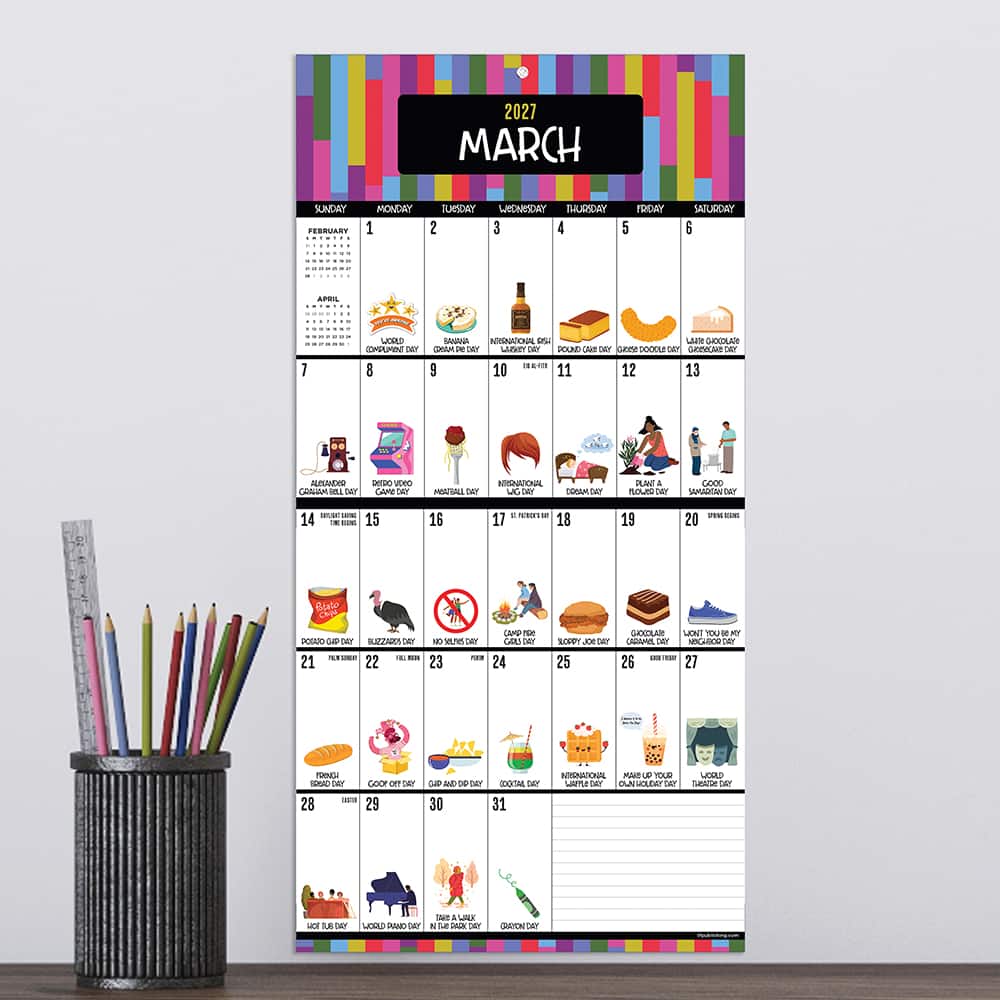 2027 Every Day's A Holiday Mini Calendar